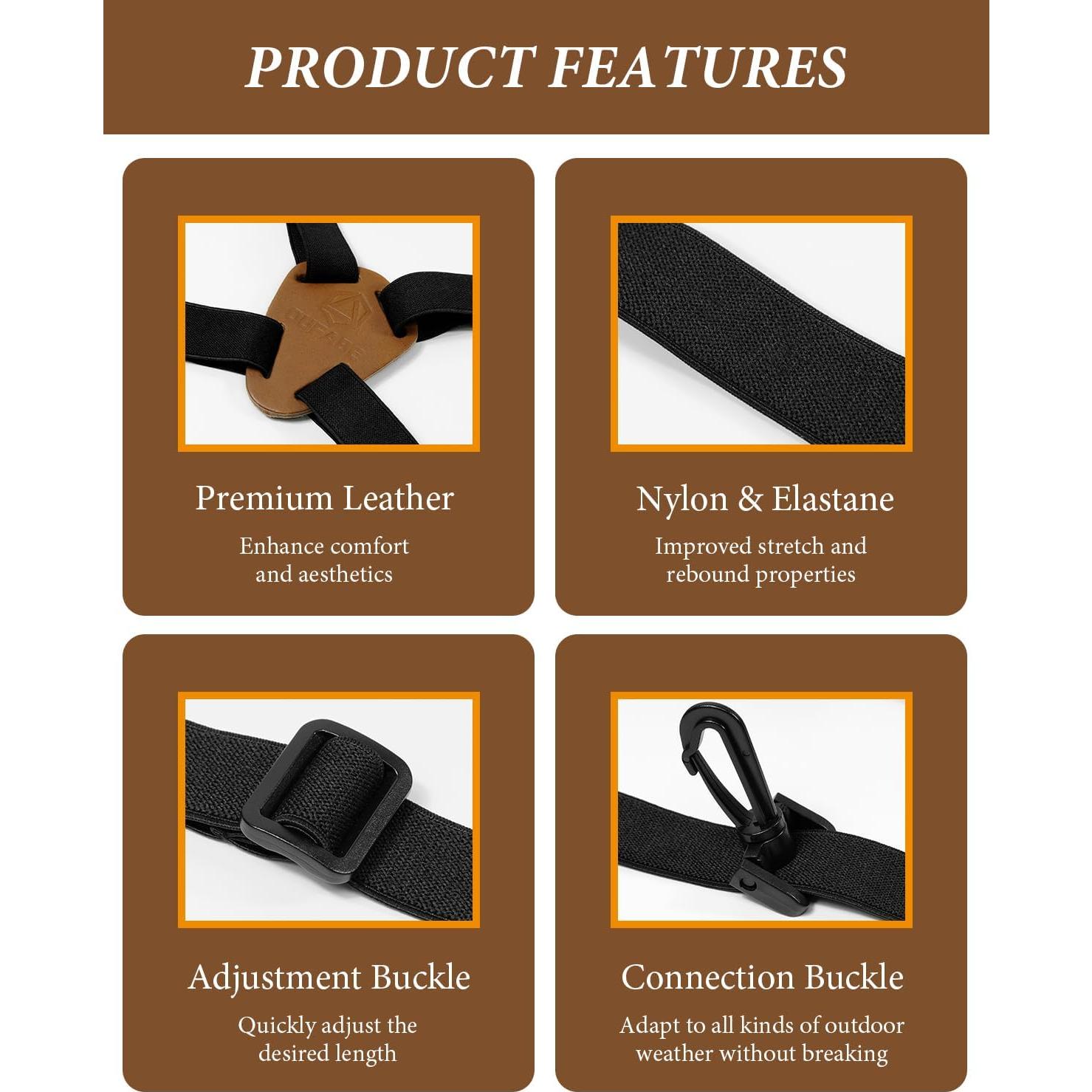 Correa de Arnés para Binoculares Oufabe, Ajustable, Ergonómica