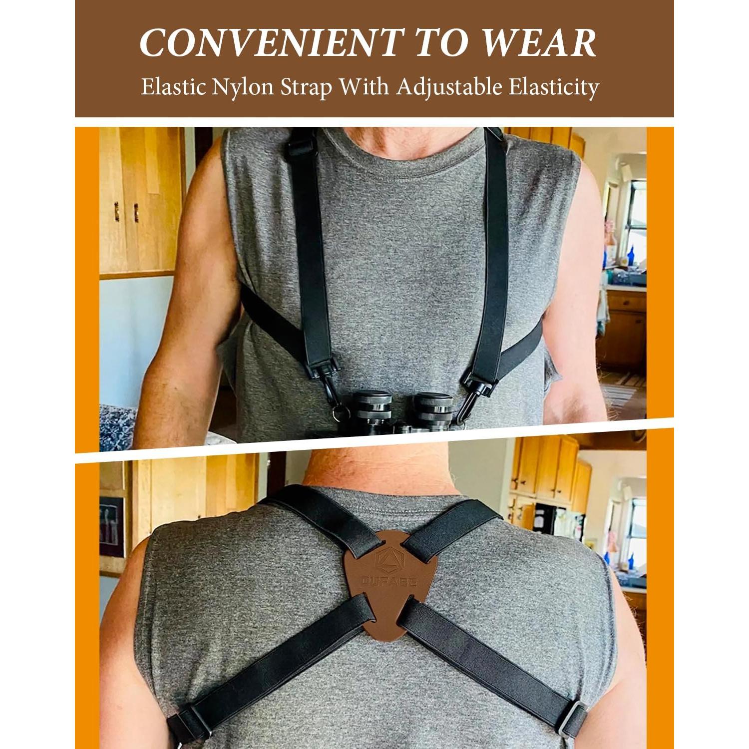 Correa de Arnés para Binoculares Oufabe, Ajustable, Ergonómica