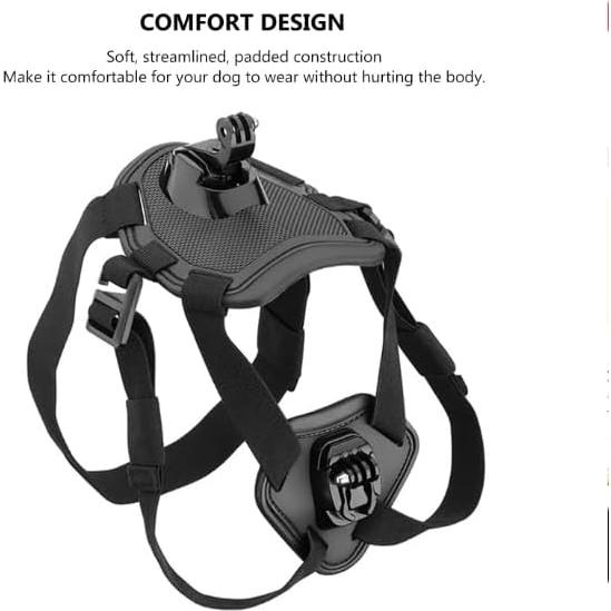 Arnés Ajustable para Perros Wogerplu con Soporte GoPro