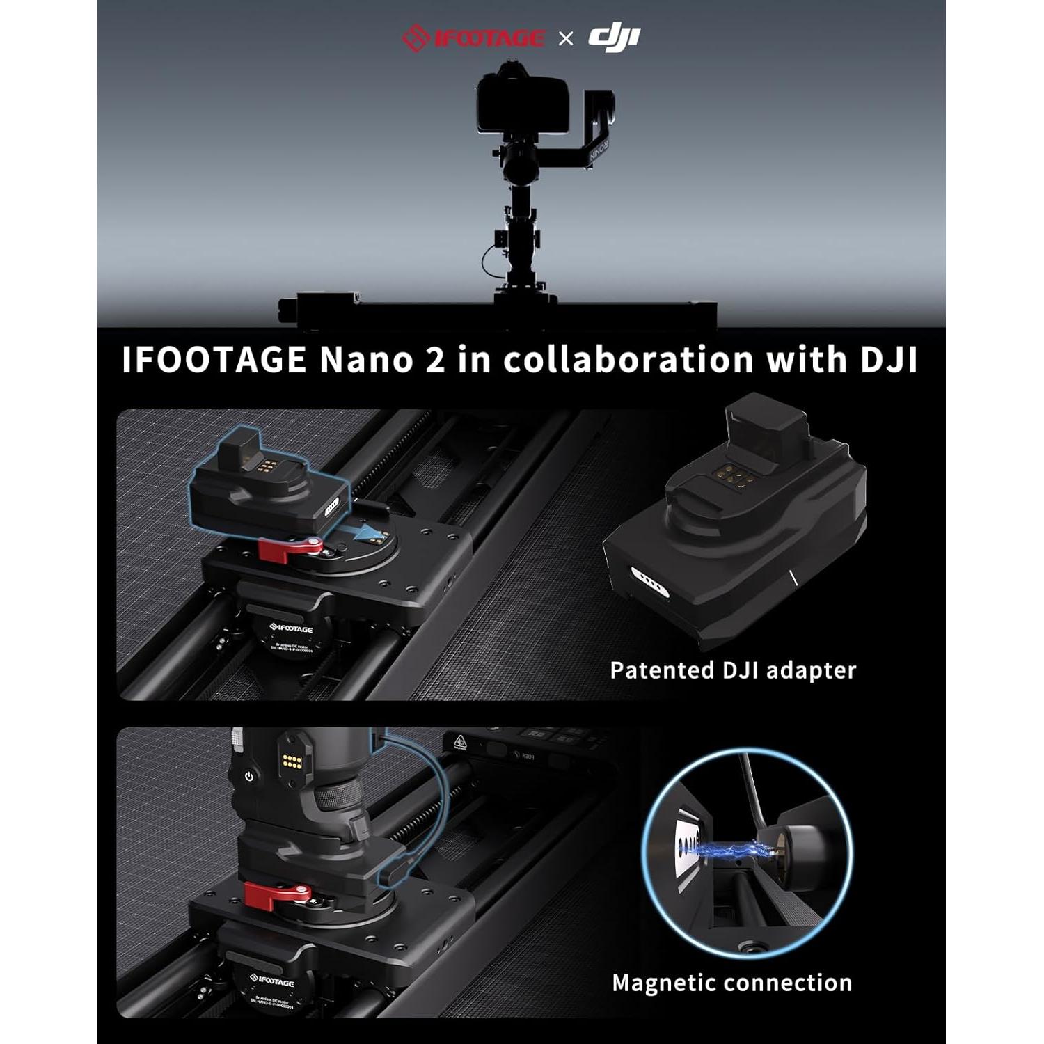 Kit Estabilizador iFootage Nano II 660 con Trípode y Brazos 81 cm