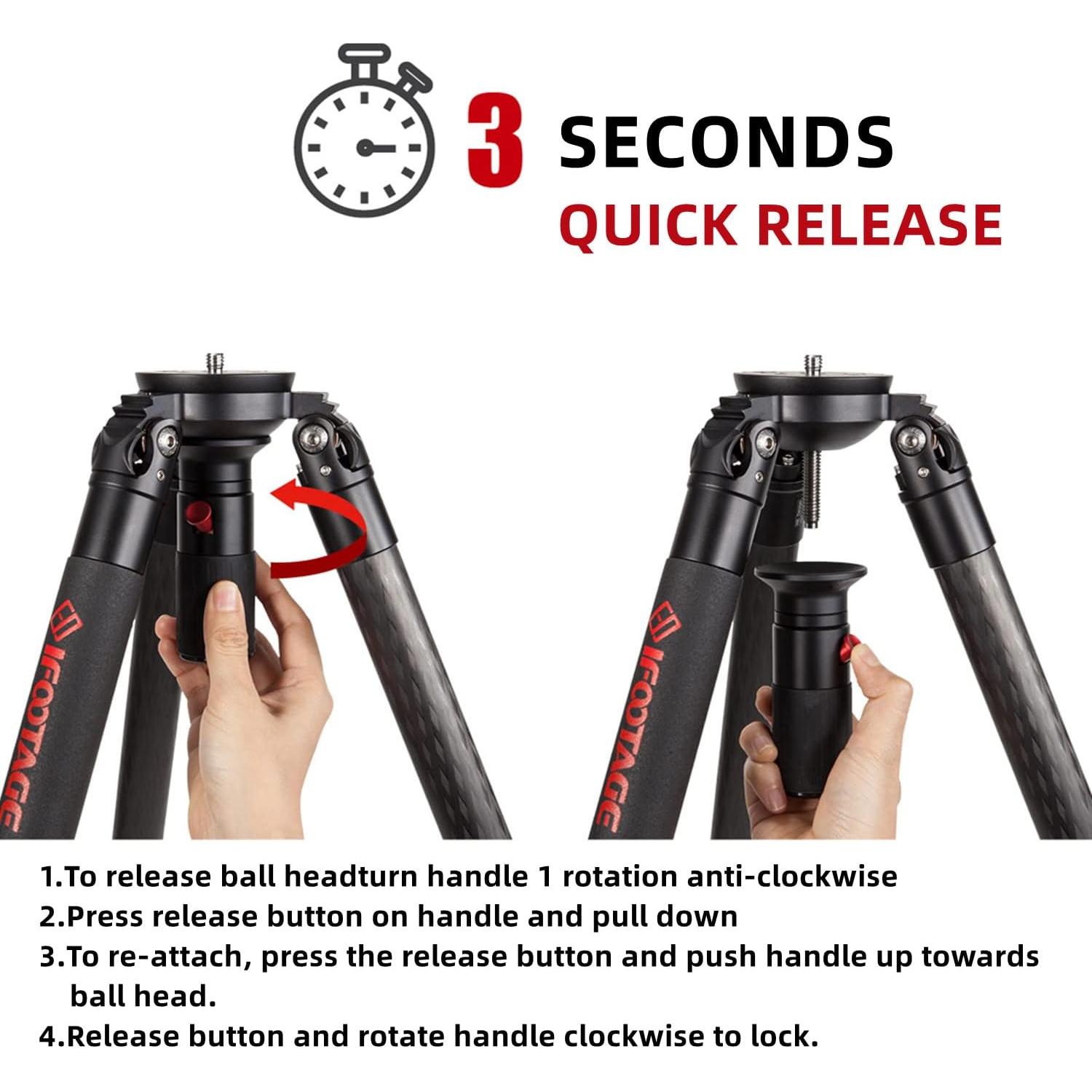 Kit Estabilizador iFootage Nano II 660 con Trípode y Brazos 81 cm