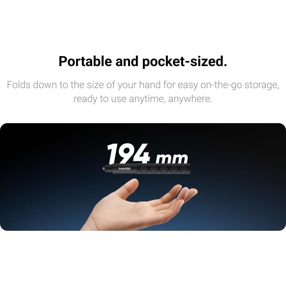 Palo de Selfie Invisible Insta360 85cm para Cámaras de Acción