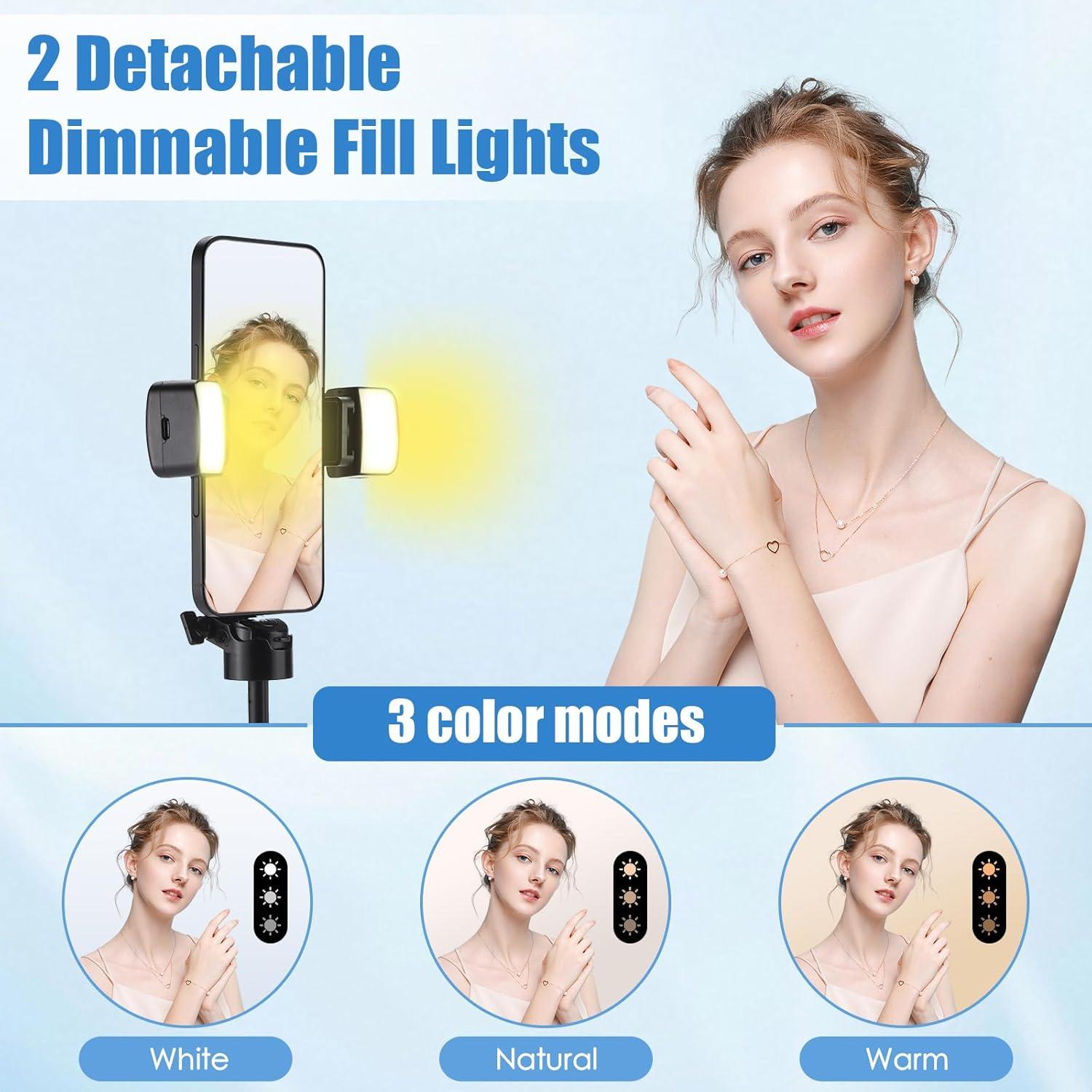 Trípode Selfie Stick 360° Aurive con Control Remoto Inalámbrico