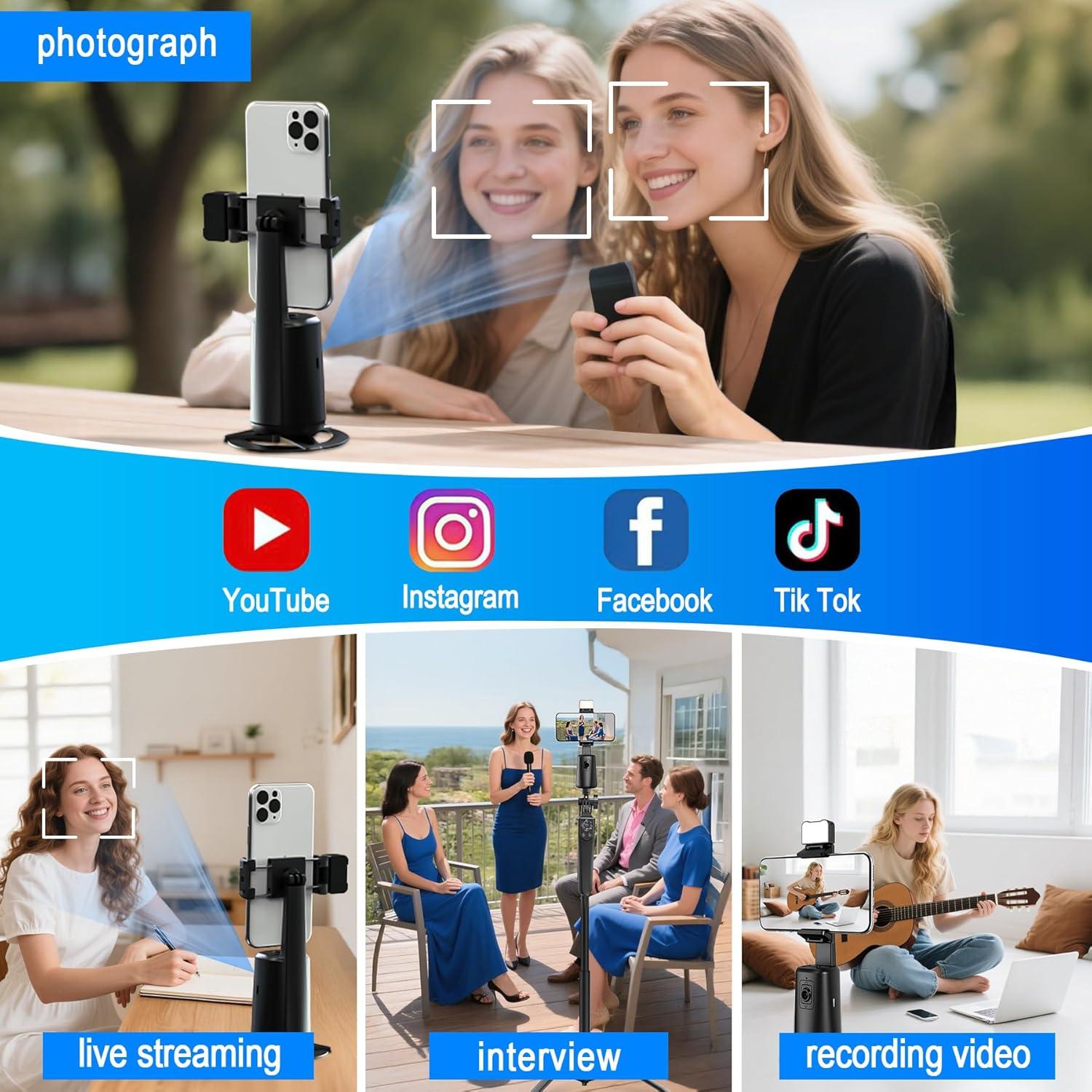 Trípode Automático DMYWB para iPhone con Seguimiento Facial 180 cm