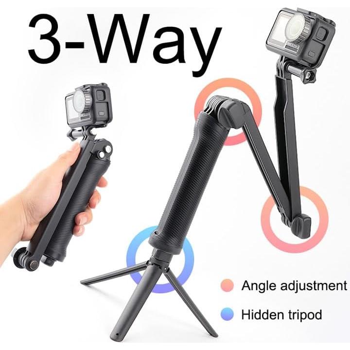 Trípode de Selfie Plegable Reflex TLS-YG73-A para Cámaras de Acción