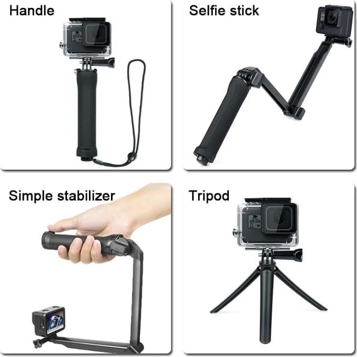 Trípode de Selfie Plegable Reflex TLS-YG73-A para Cámaras de Acción
