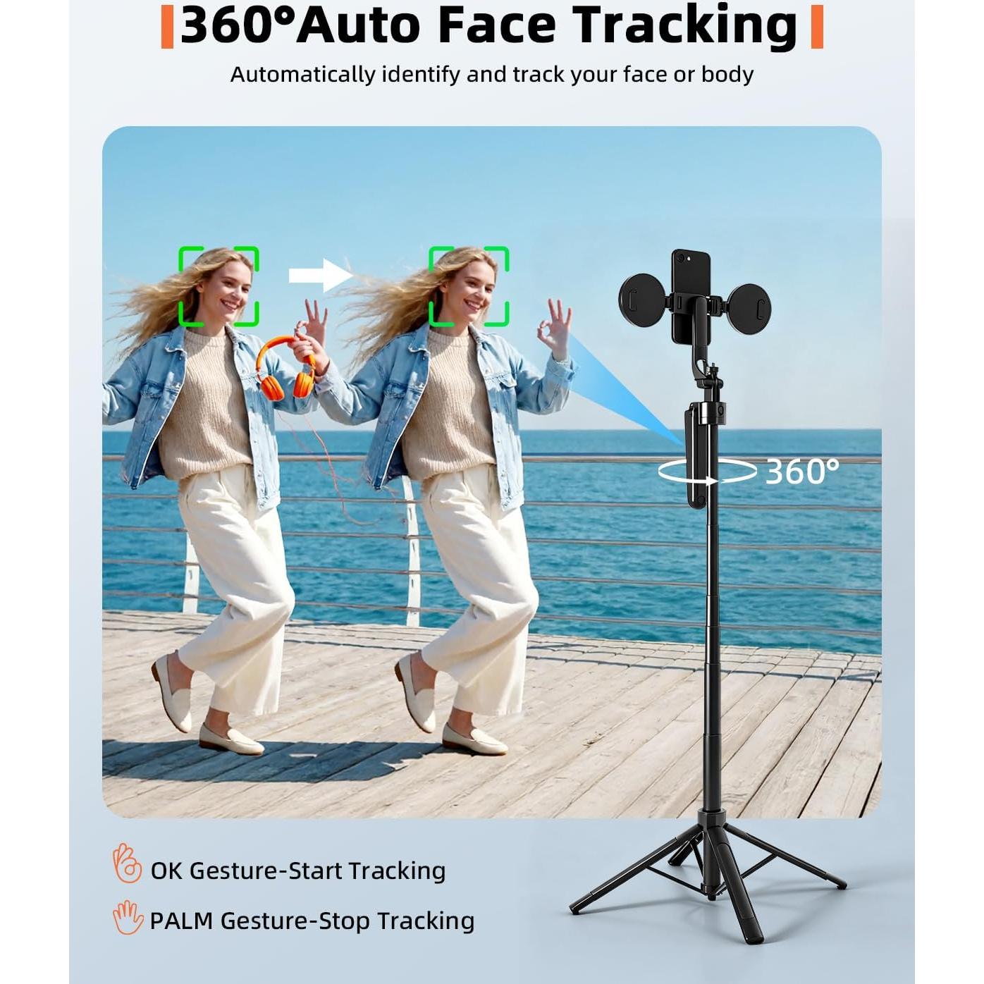 Trípode Automático con Seguimiento Facial Euoto B181 180 cm