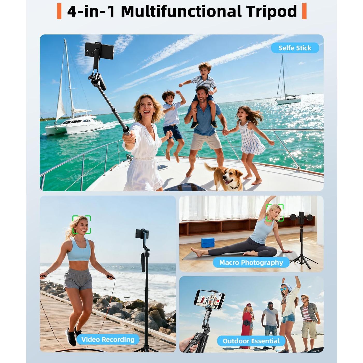 Trípode Automático con Seguimiento Facial Euoto B181 180 cm