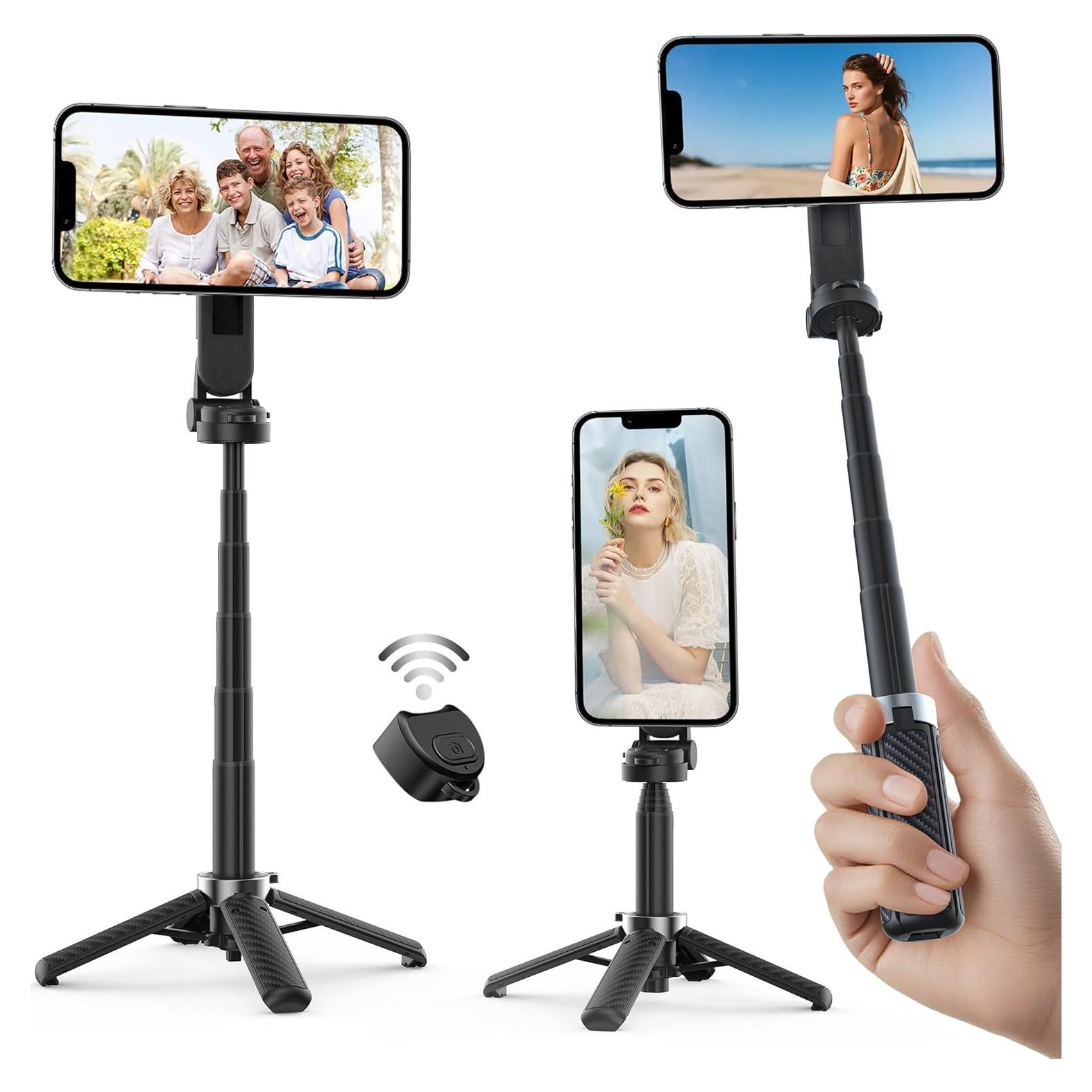 Palo de Selfie Magnético 4 en 1 Opticnock con Control Remoto