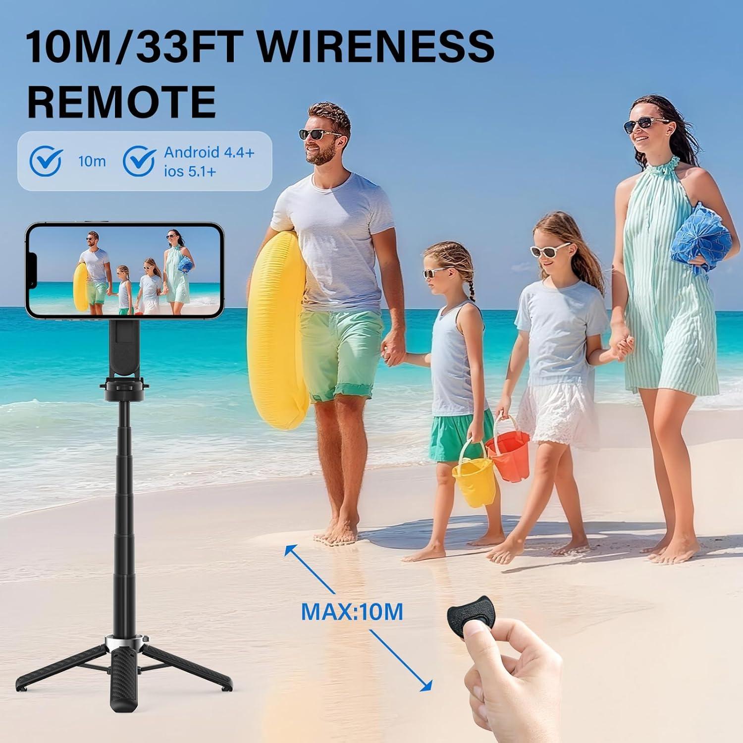 Palo de Selfie Magnético 4 en 1 Opticnock con Control Remoto