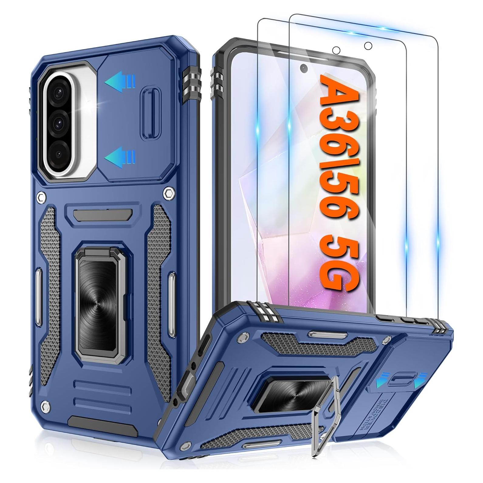 Funda Protectora Atump para Samsung Galaxy A36/A56 - Azul Marino