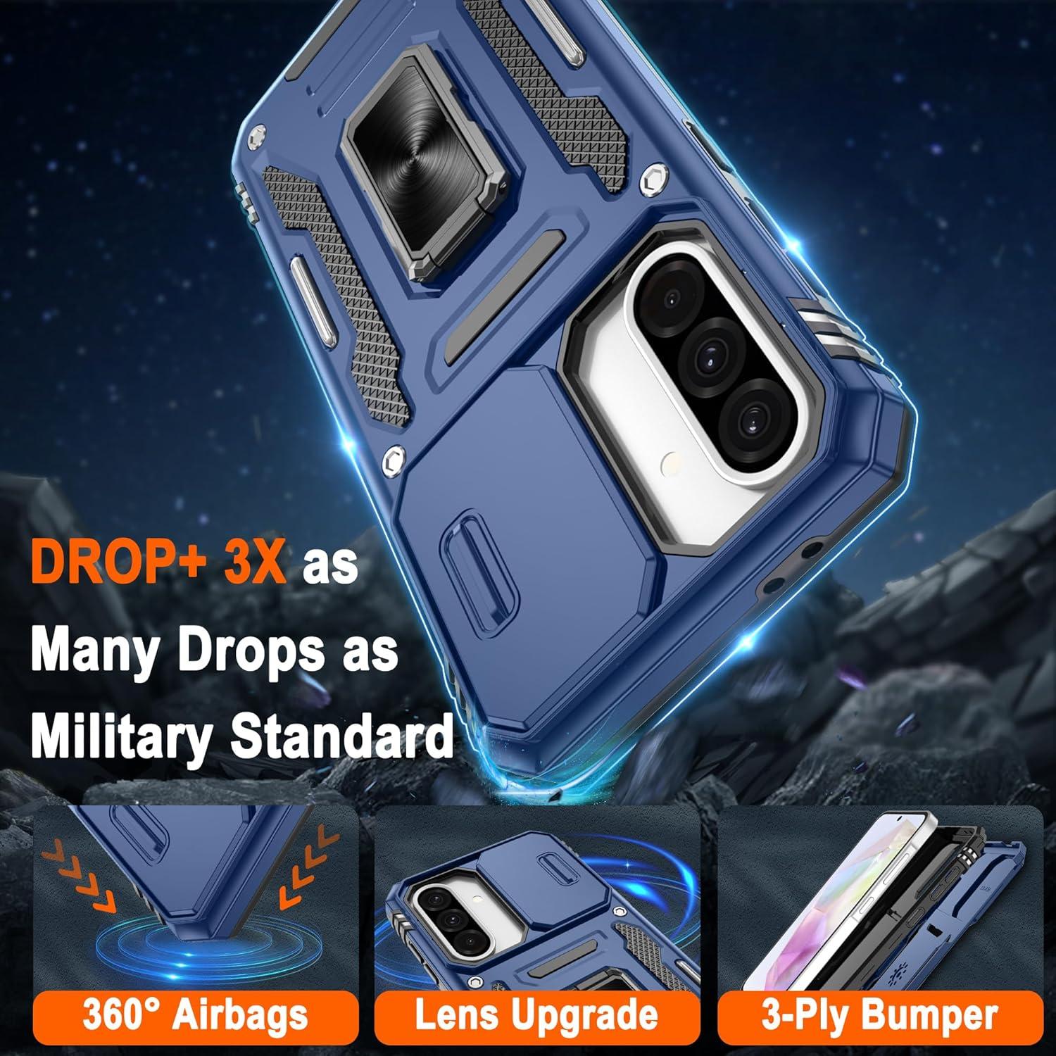 Funda Protectora Atump para Samsung Galaxy A36/A56 - Azul Marino