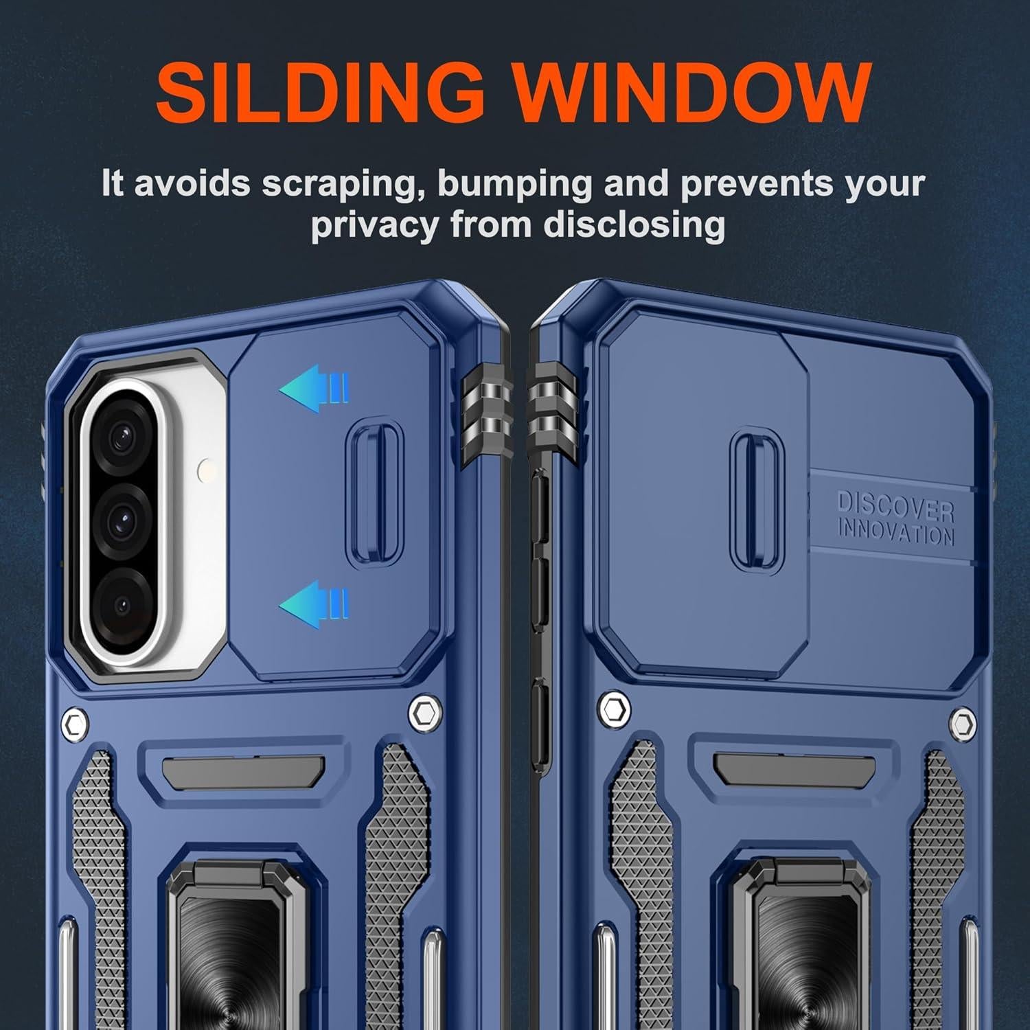 Funda Protectora Atump para Samsung Galaxy A36/A56 - Azul Marino