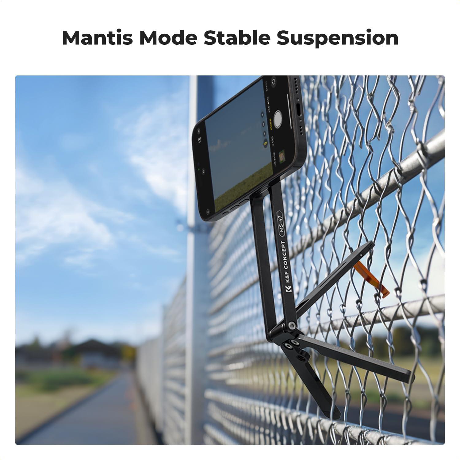 Soporte Magnético K&F Concept para iPhone 12-16, Trípode 97g