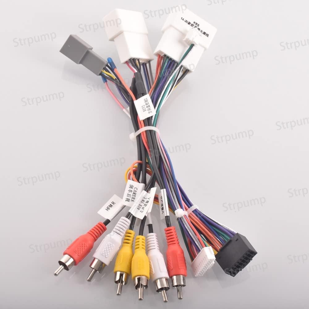 Cable de Arnés de Alimentación Estéreo Strpump 16 Pines Mitsubishi