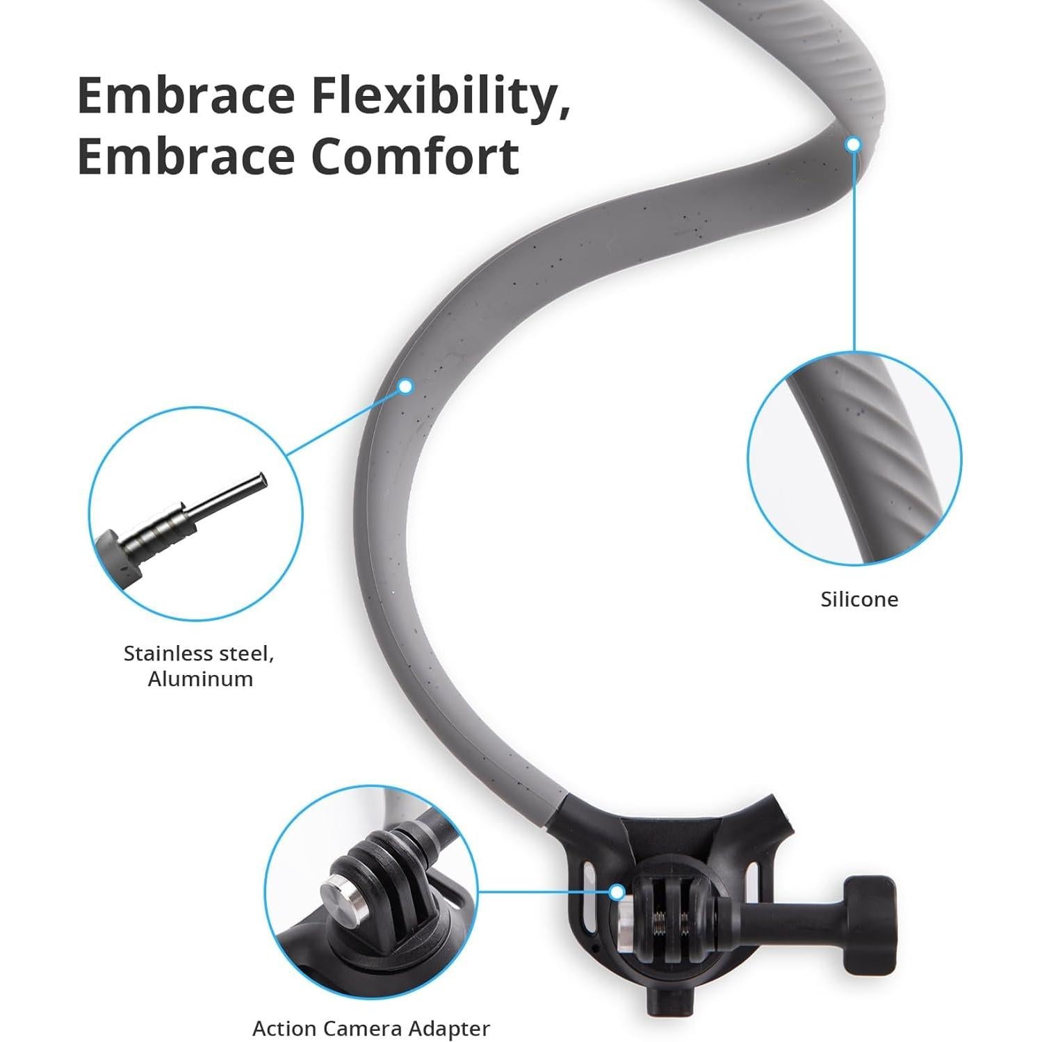 Soporte de Cuello PGYTECH CapLock Max para Cámara - Ajustable