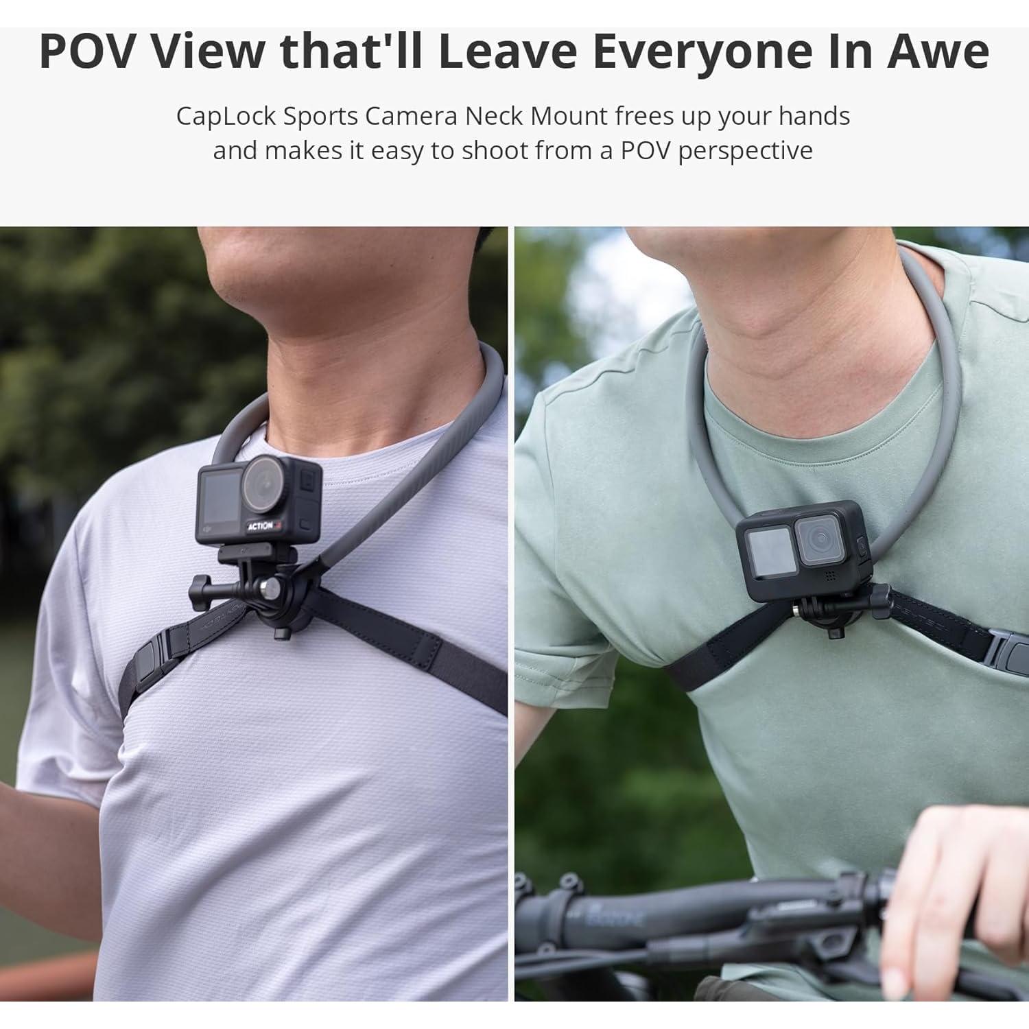 Soporte de Cuello PGYTECH CapLock Max para Cámara - Ajustable