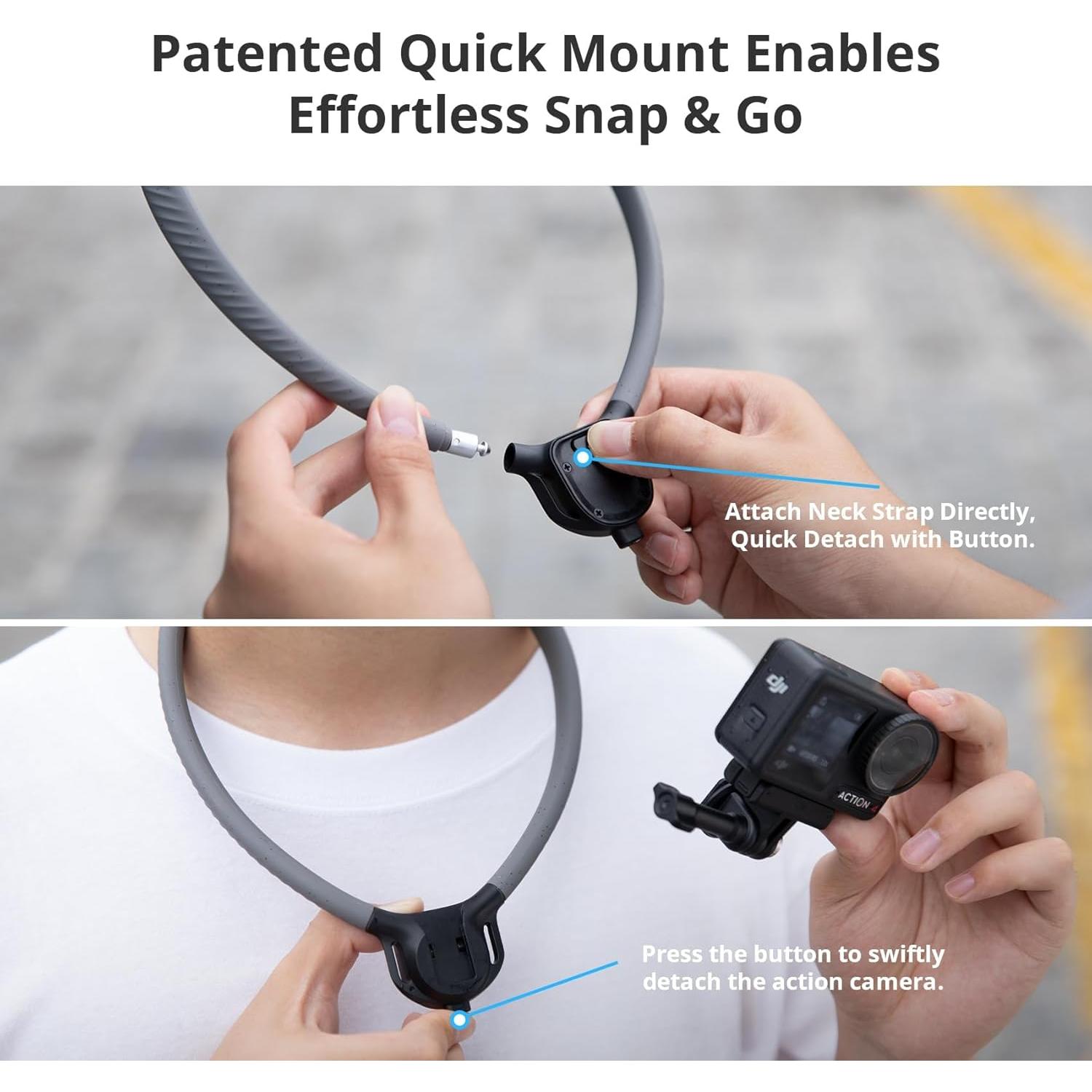 Soporte de Cuello PGYTECH CapLock Max para Cámara - Ajustable