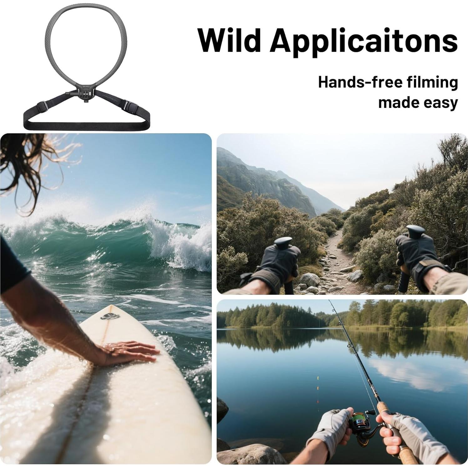 Soporte de Cuello PGYTECH CapLock Max para Cámara - Ajustable