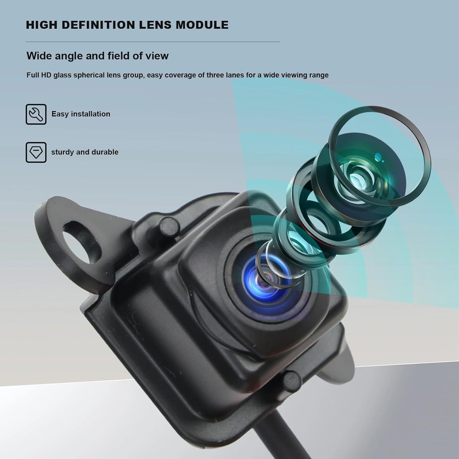 Cámara de visión trasera KASturbo para Tundra 2007-2013