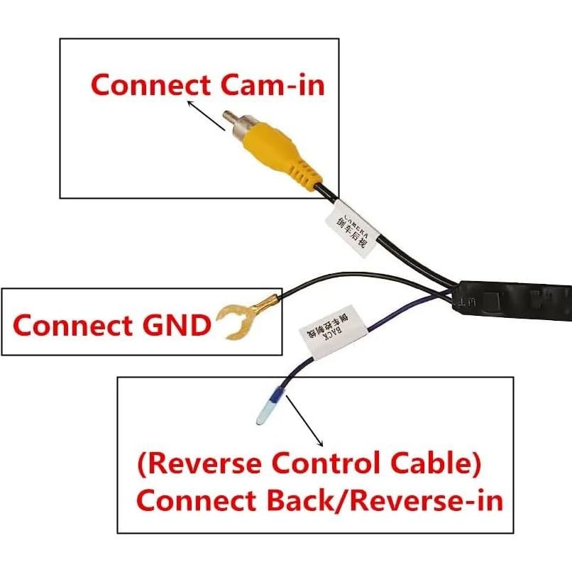 Adaptador de cable de video de cámara de reversa Hyundai Kia 16 pines