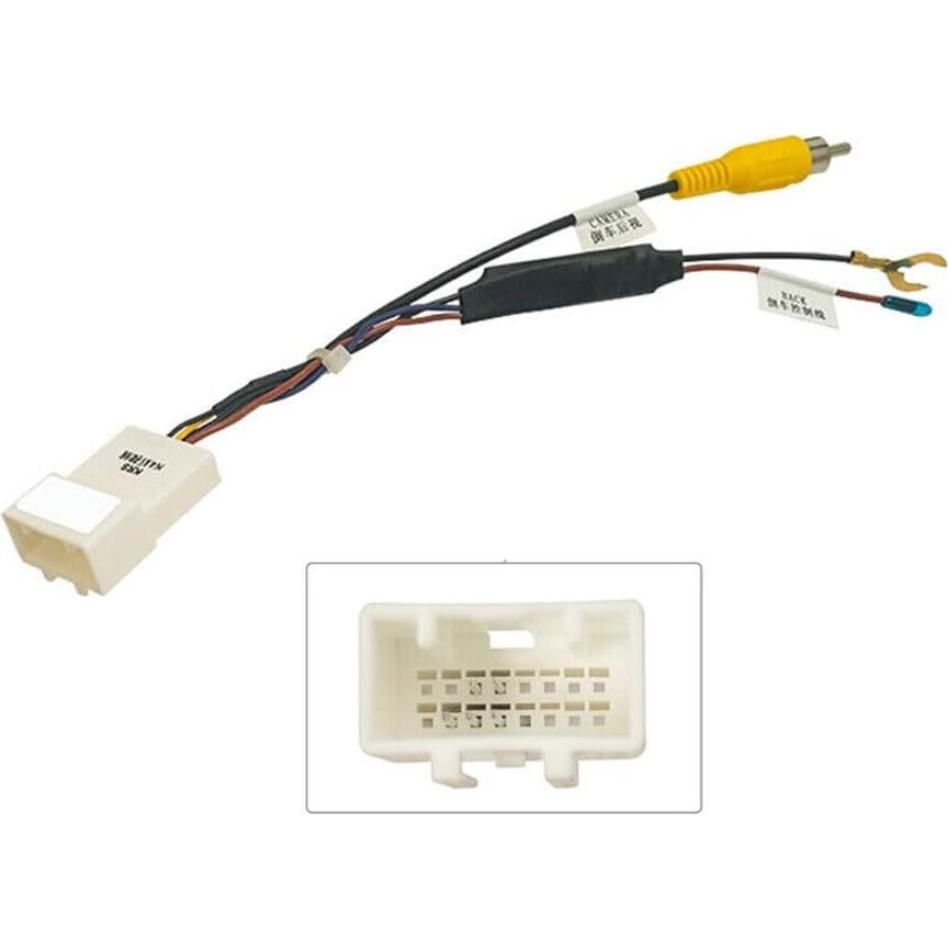 Adaptador de cable de video de cámara de reversa Hyundai Kia 16 pines