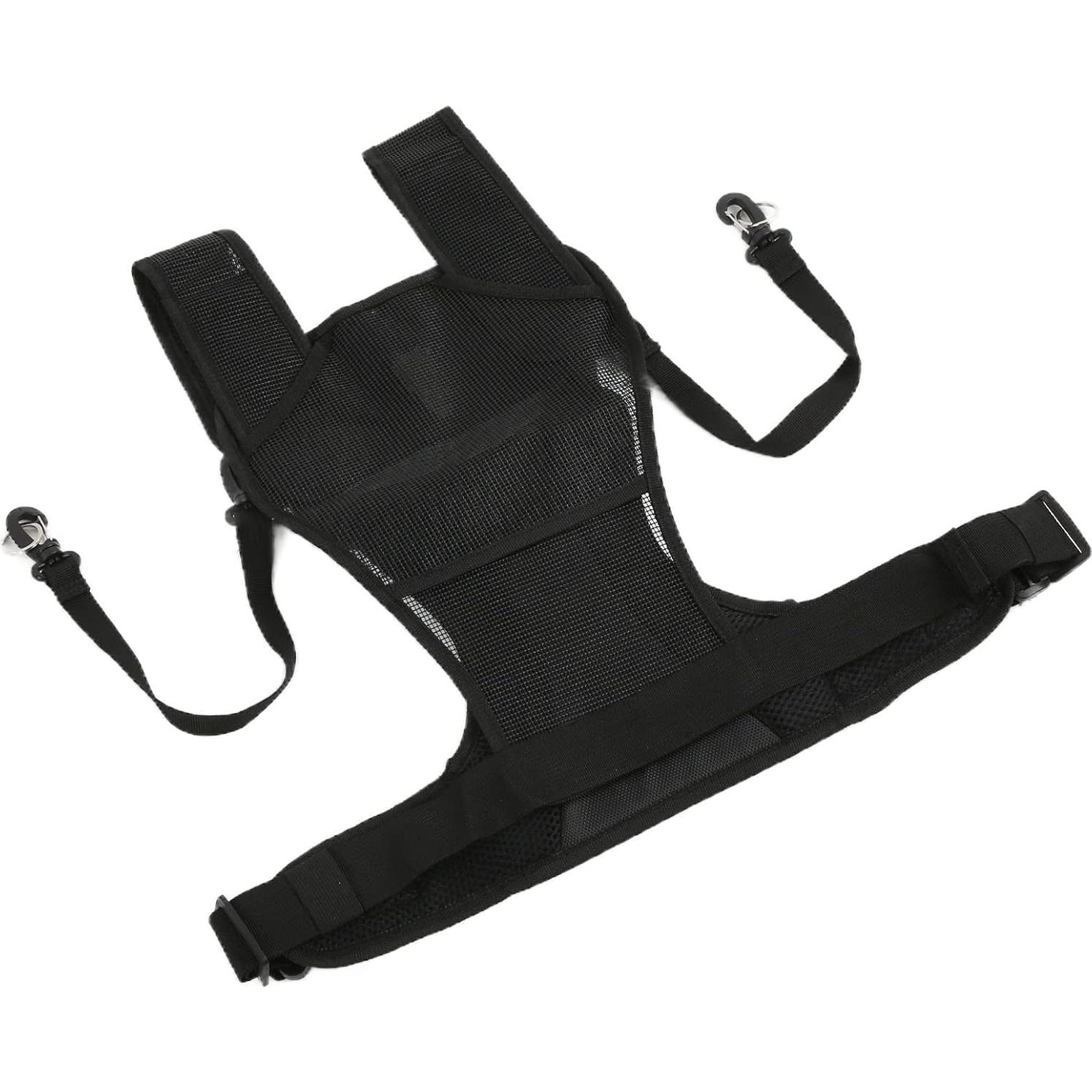 Arnés de cámara doble hombro Mrisata, nylon premium, ergonómico