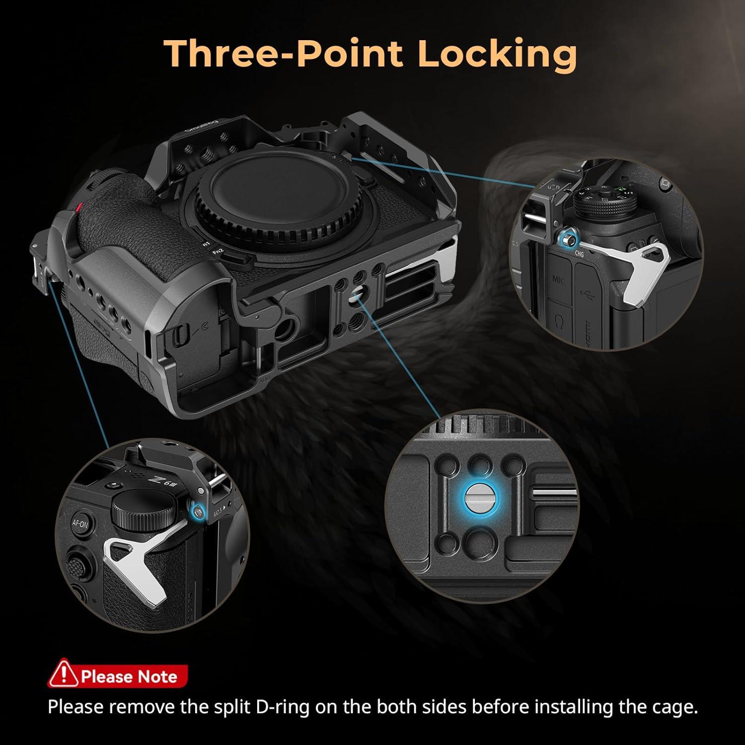 Jaula para Cámara Nikon Z6 III SmallRig 4519 Aluminio Antitorción