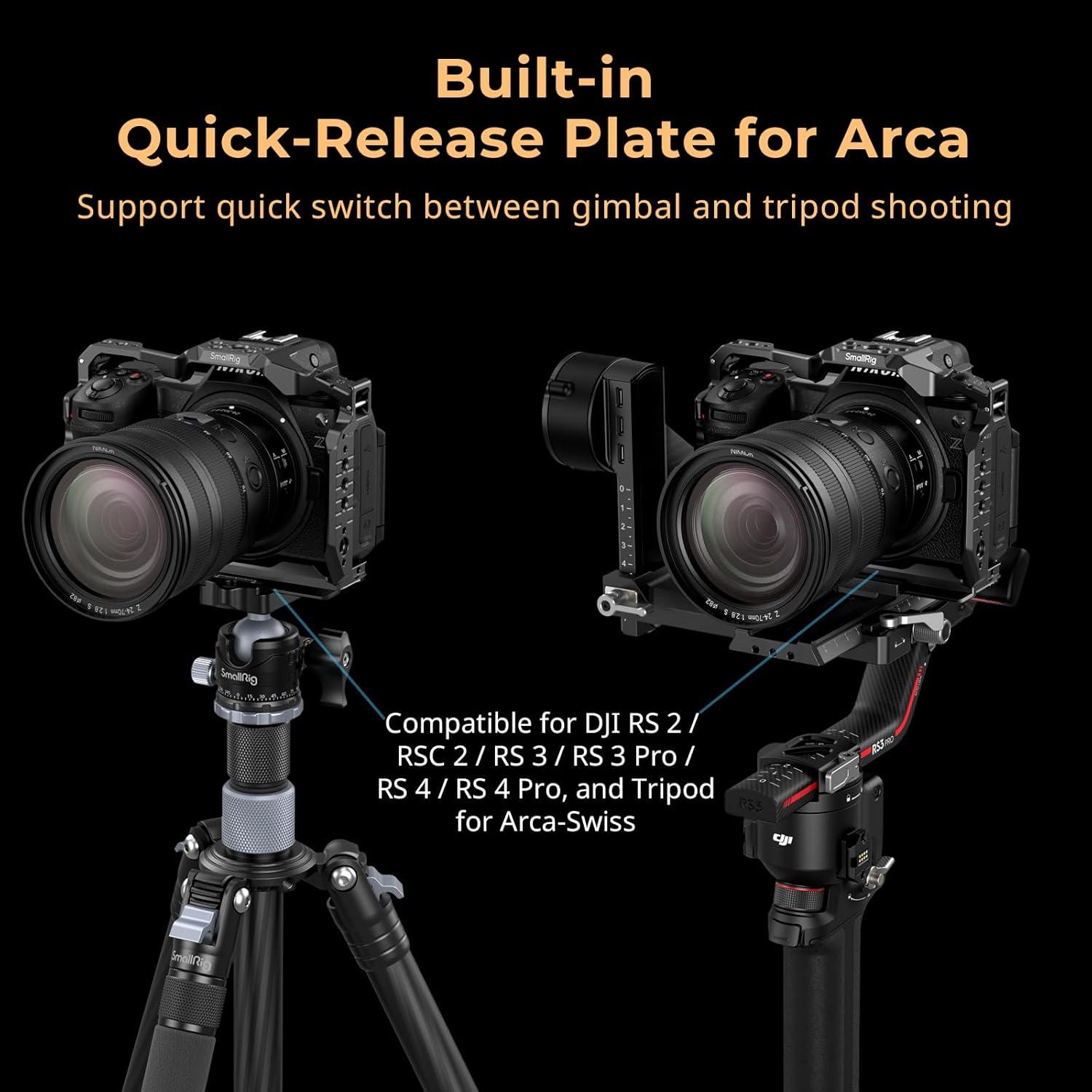 Jaula para Cámara Nikon Z6 III SmallRig 4519 Aluminio Antitorción