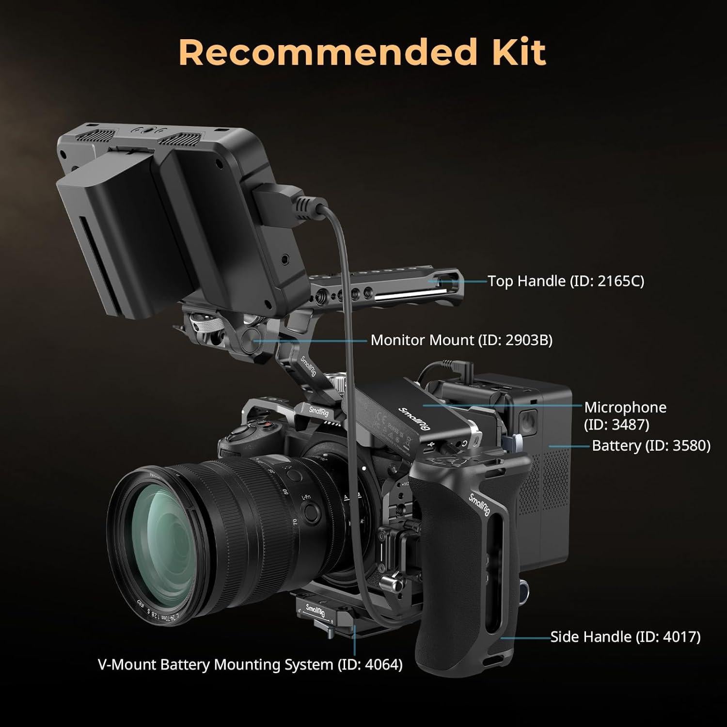 Jaula para Cámara Nikon Z6 III SmallRig 4519 Aluminio Antitorción