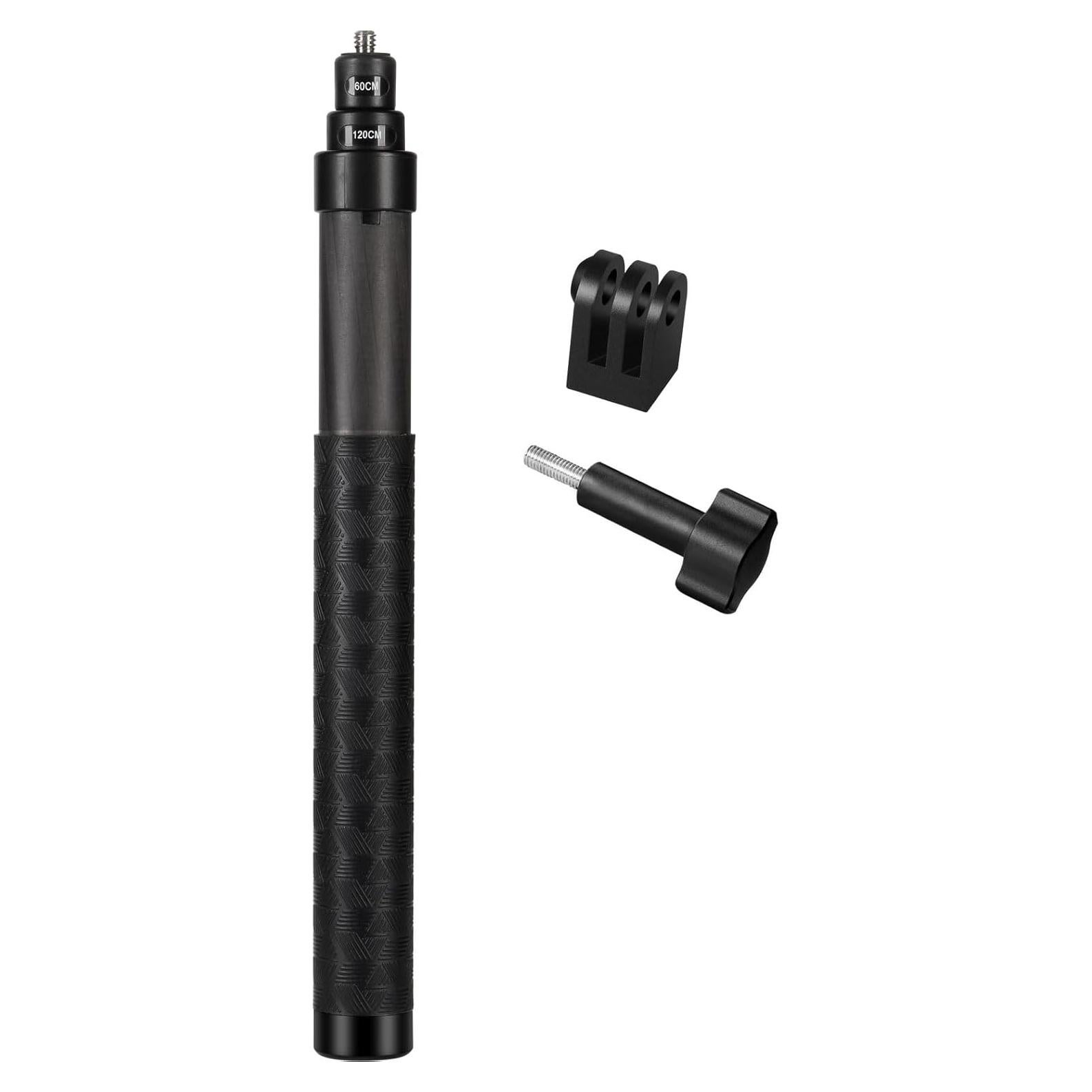 Palo de Selfie Invisible Corazón Valiente 26.9-119.9 cm Fibra de Carbono