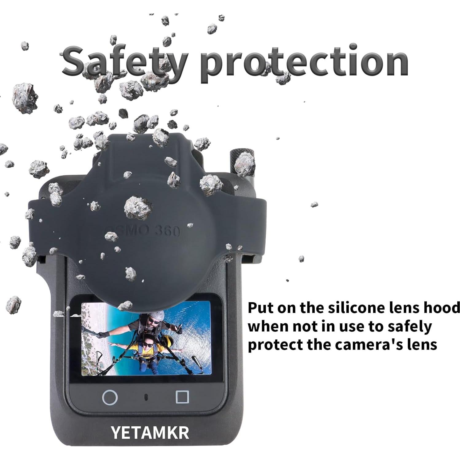 Kit de Protección YETAMKR para DJI Osmo 360 - Jaula de Aluminio