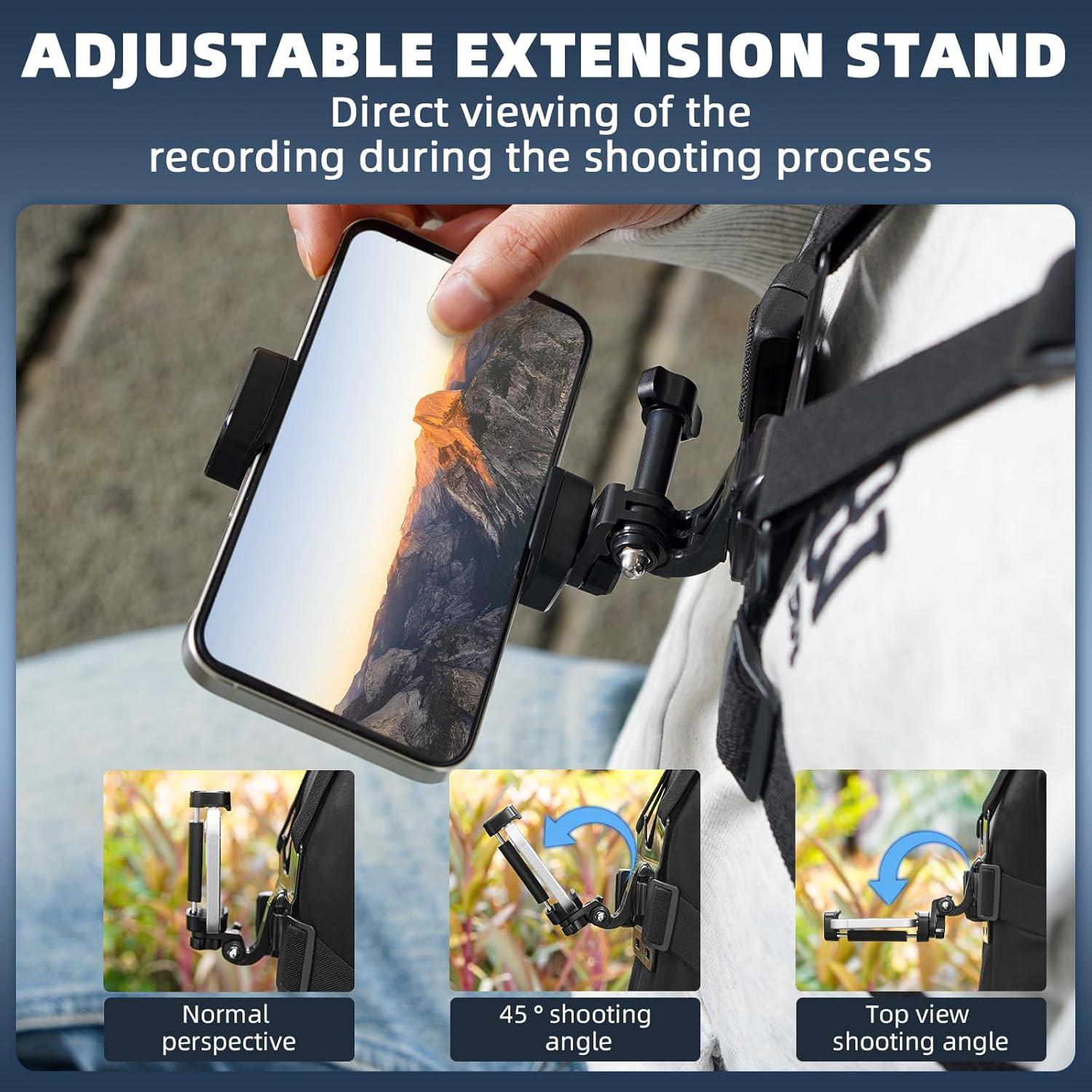 Soporte de Pecho BRDRC para DJI Osmo Pocket 3 y GoPro