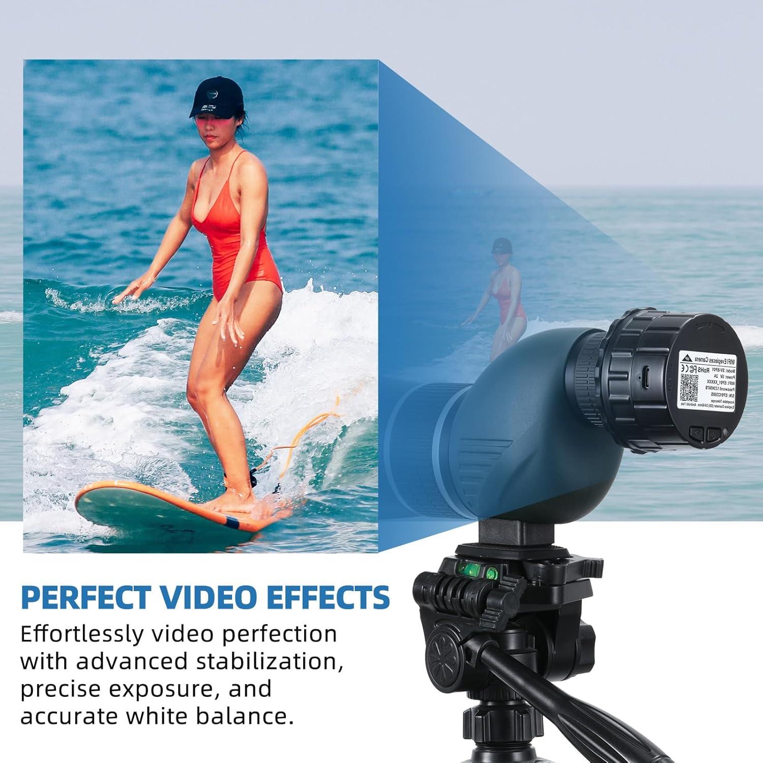 Cámara de Ocular WiFi YWLL SV-EP01 2.5K para Telescopios y Microscopios