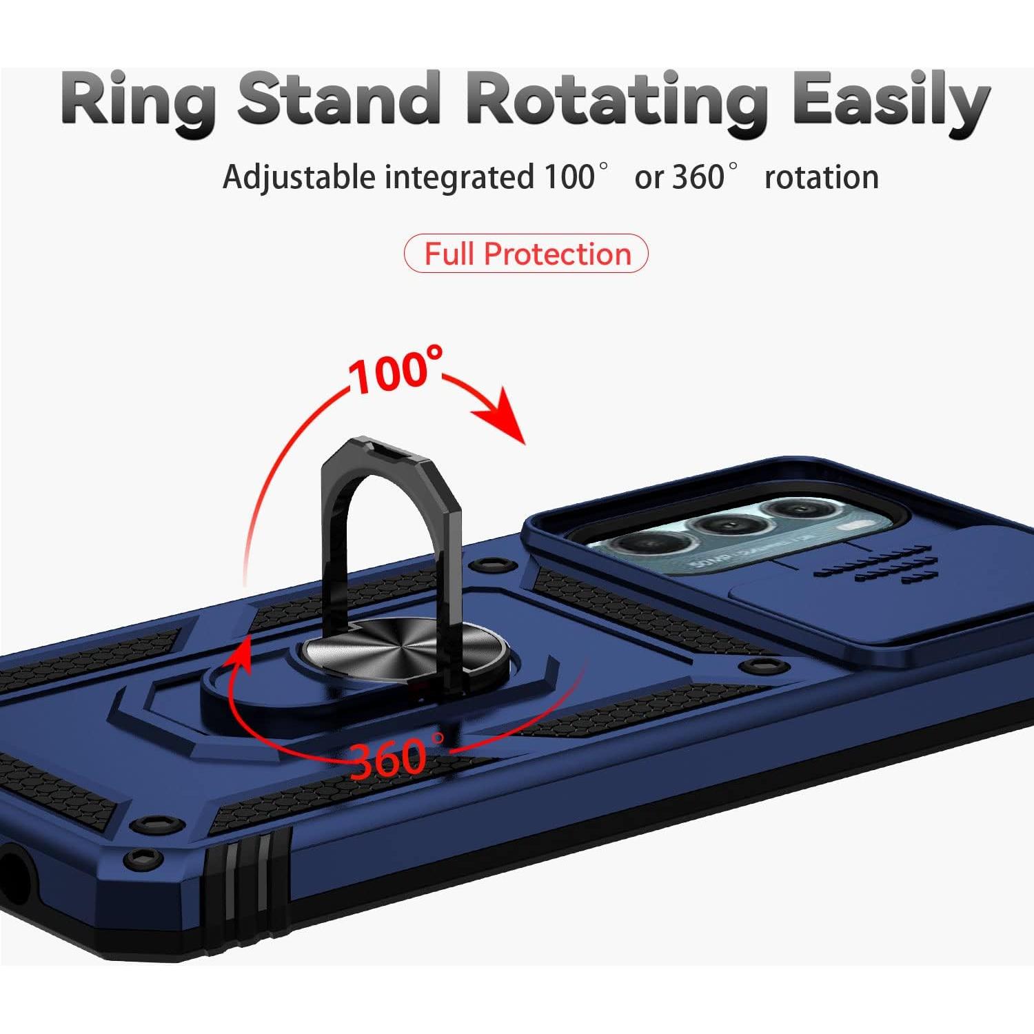 Funda Asuwish para Motorola Moto G Stylus 5G 2022 Azul
