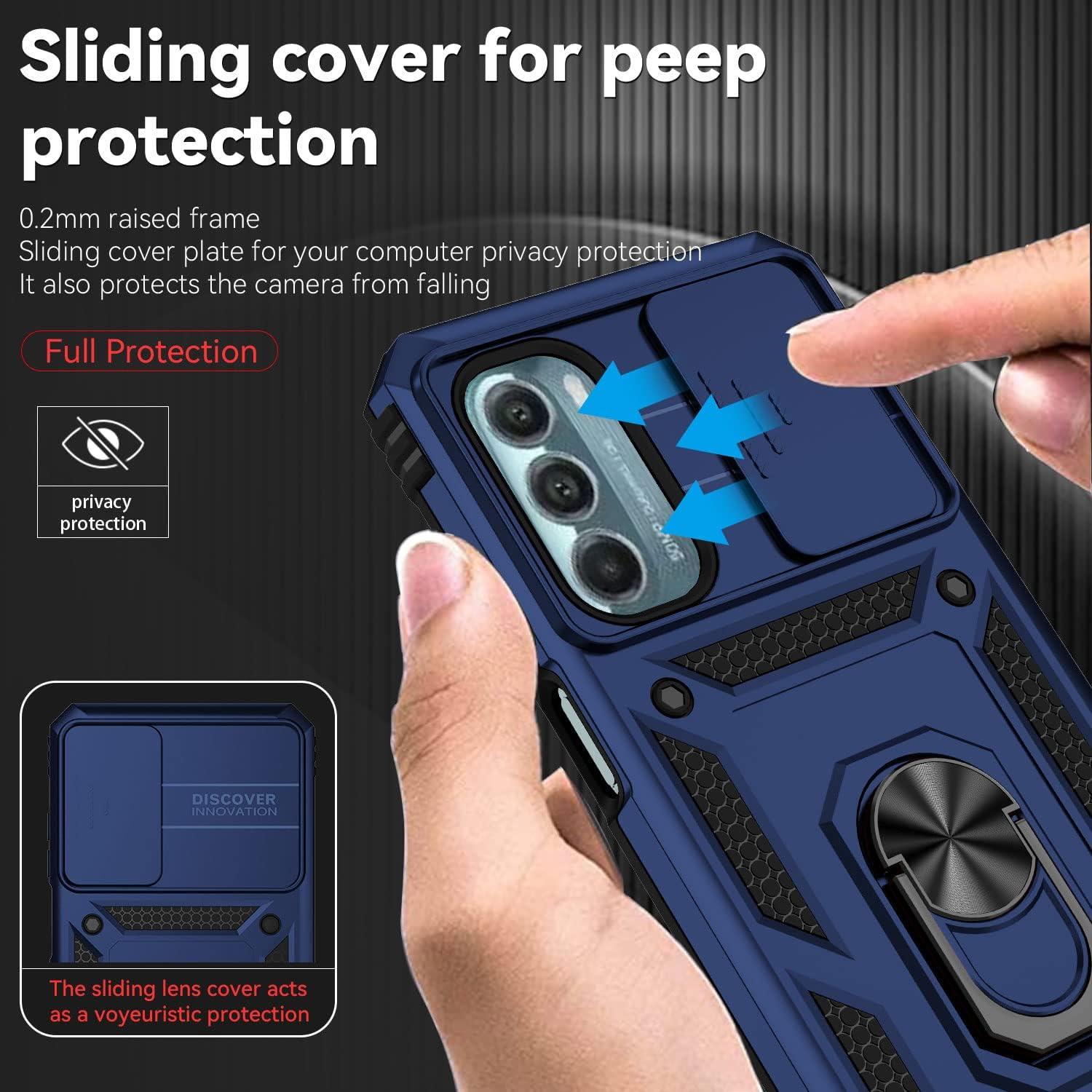 Funda Asuwish para Motorola Moto G Stylus 5G 2022 Azul