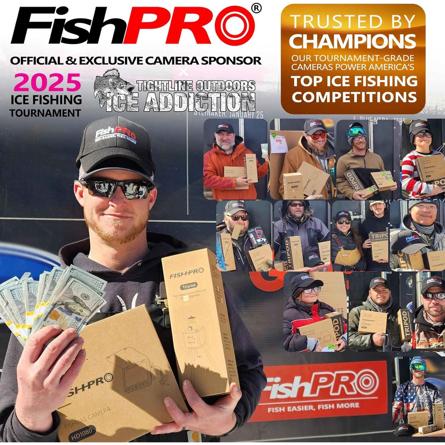 Cámara de Pesca Submarina FishPRO 7" Autofoco 1200TVL 15m