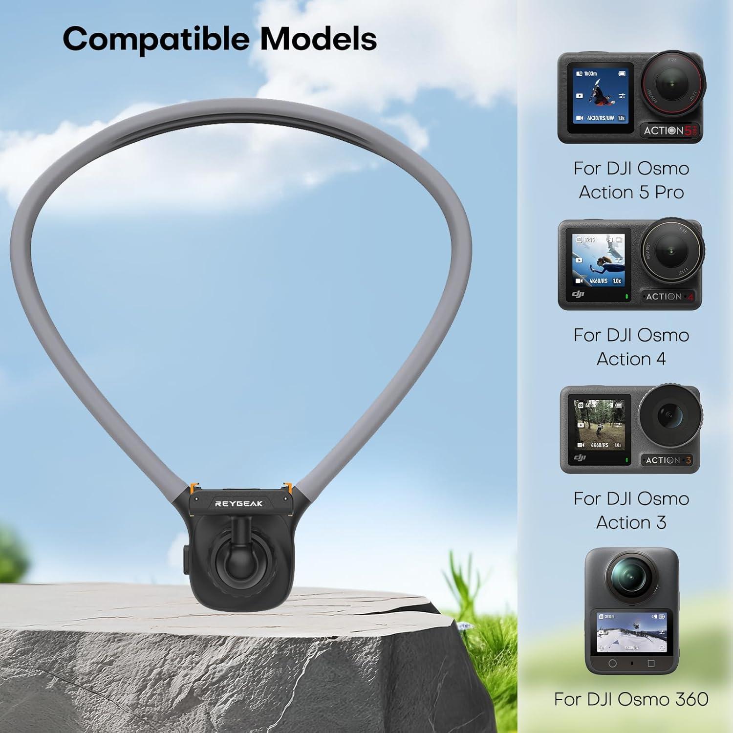 Soporte Magnético para Cuello REYGEAK DJI OSMO Action