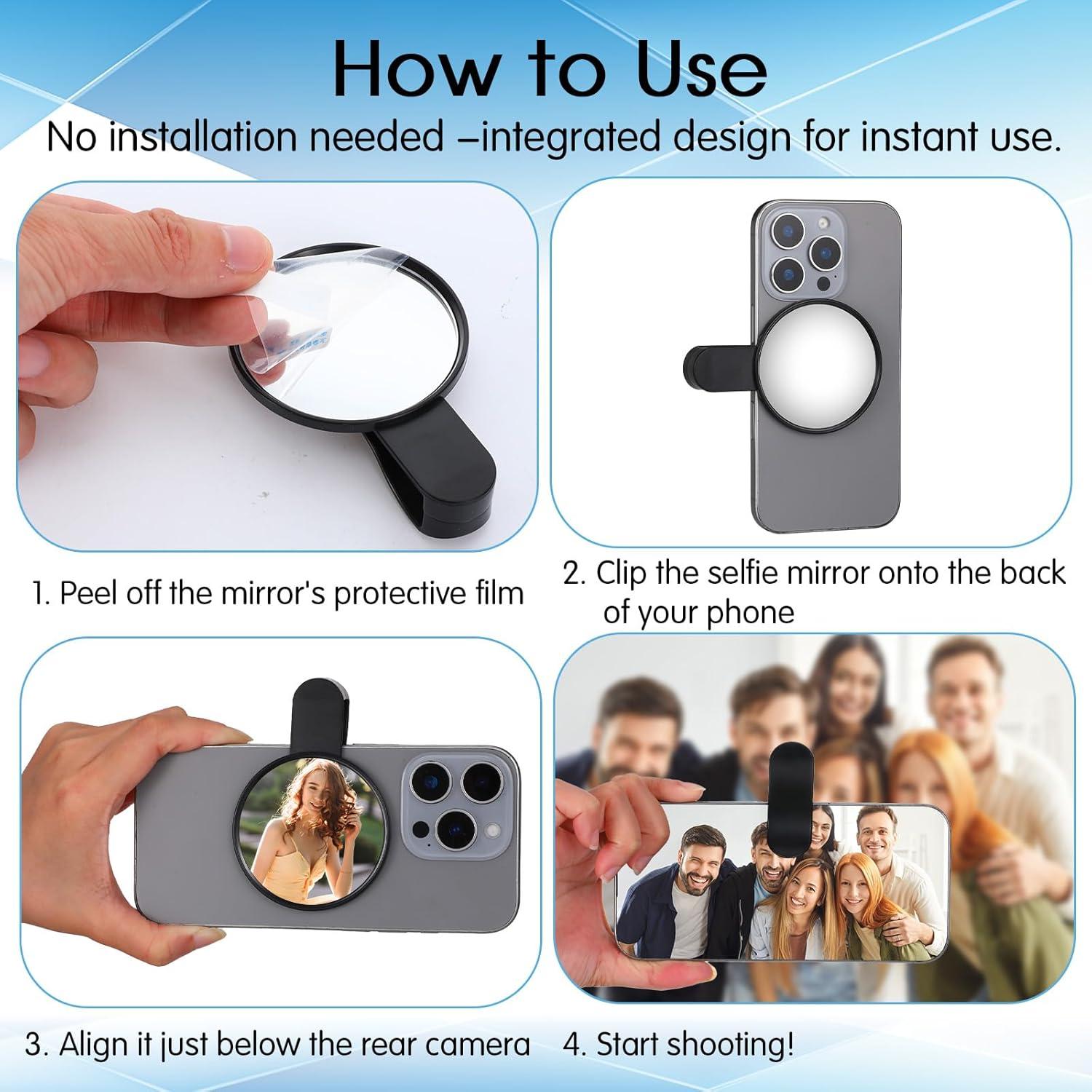 Espejo Selfie Clip Heclia Universal para Teléfono Móvil