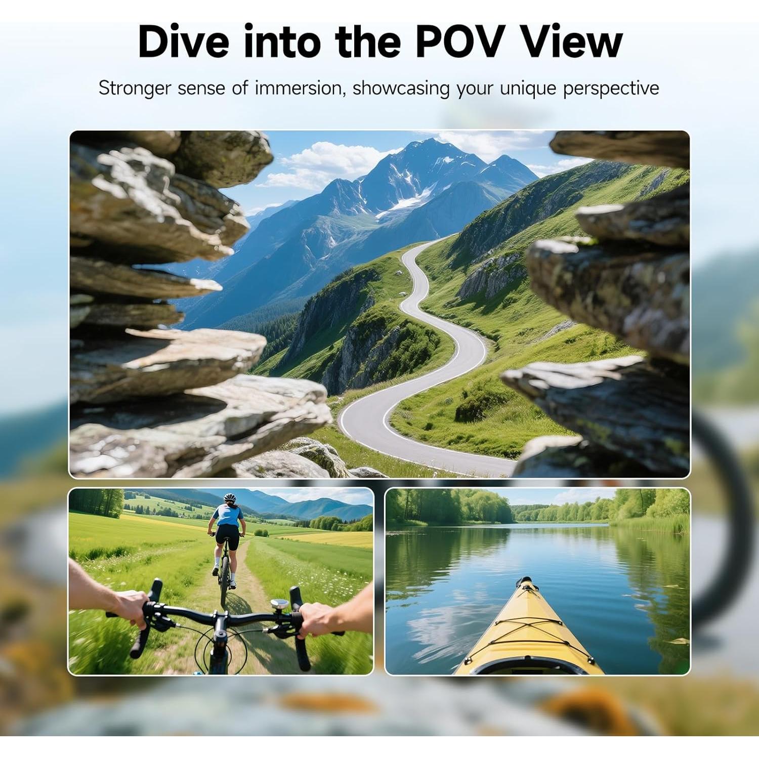 Soporte de Cuello SVBONY 3 en 1 para GoPro e Insta 360