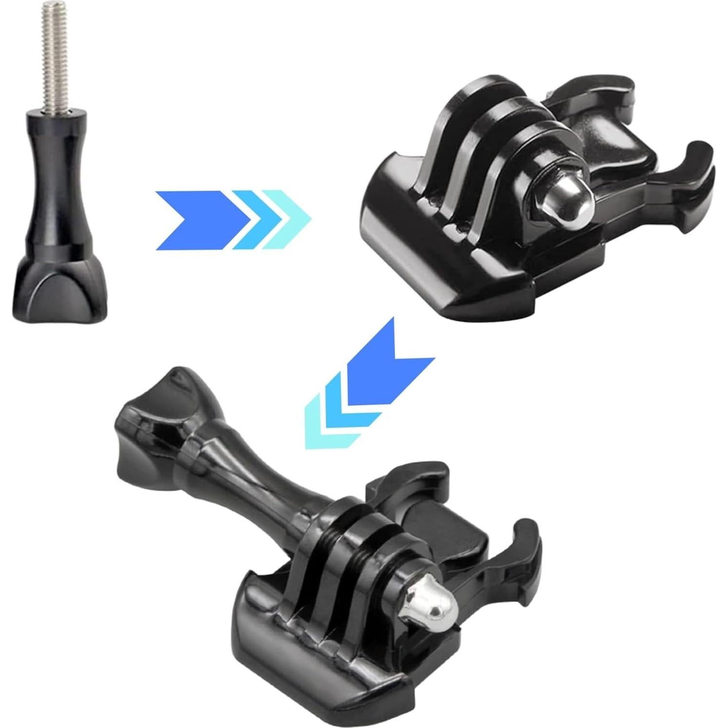 Kit de Montaje Rápido para Cámara de Acción KUANVE - 5 Pcs