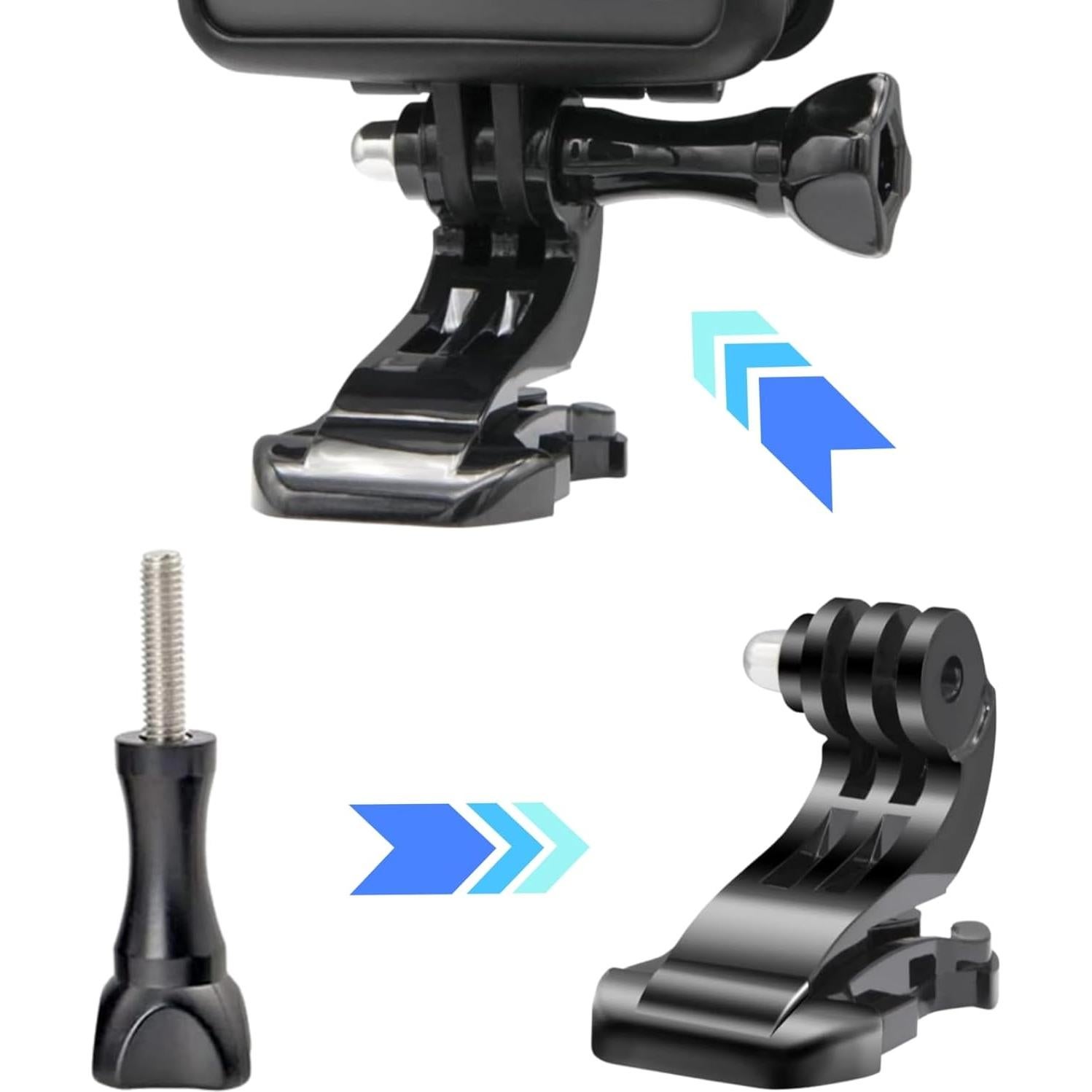 Kit de Montaje Rápido para Cámara de Acción KUANVE - 5 Pcs