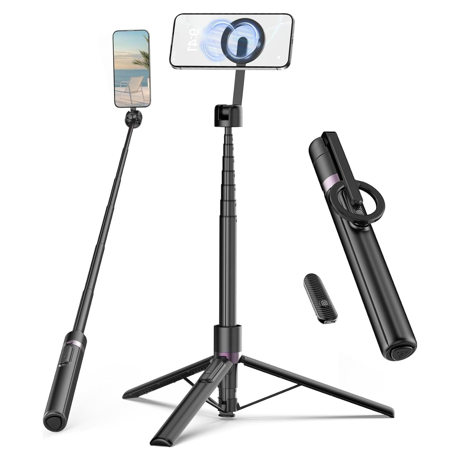 Trípode Magnético para iPhone Umaakyat CX609 68cm Plegable