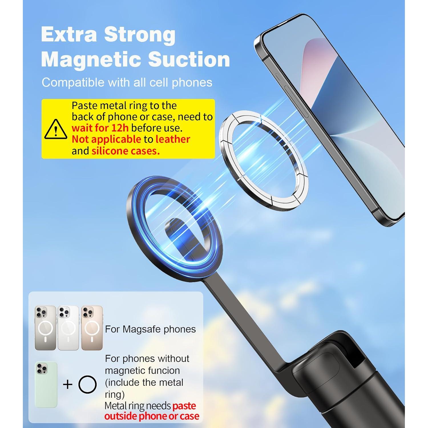 Trípode Magnético para iPhone Umaakyat CX609 68cm Plegable