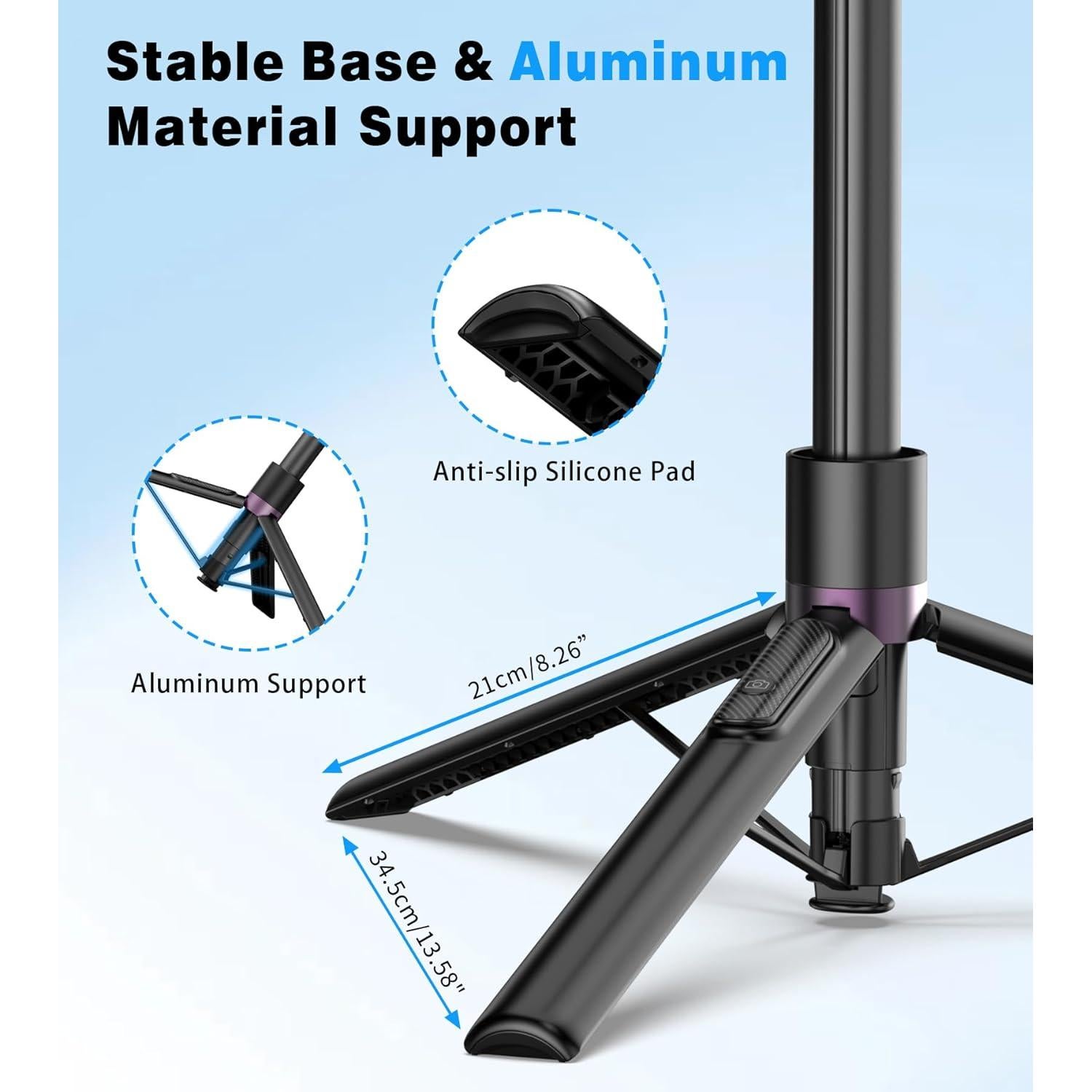 Trípode Magnético para iPhone Umaakyat CX609 68cm Plegable