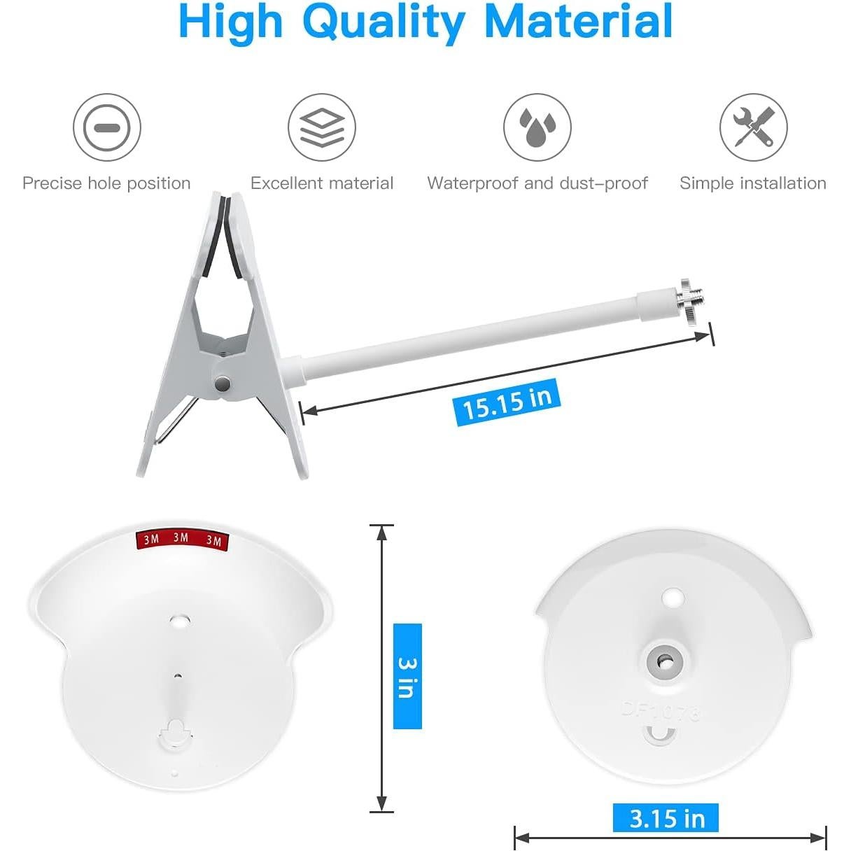 Soporte Flexible para Monitor de Bebé VAVA y HIPP - Sin Perforaciones