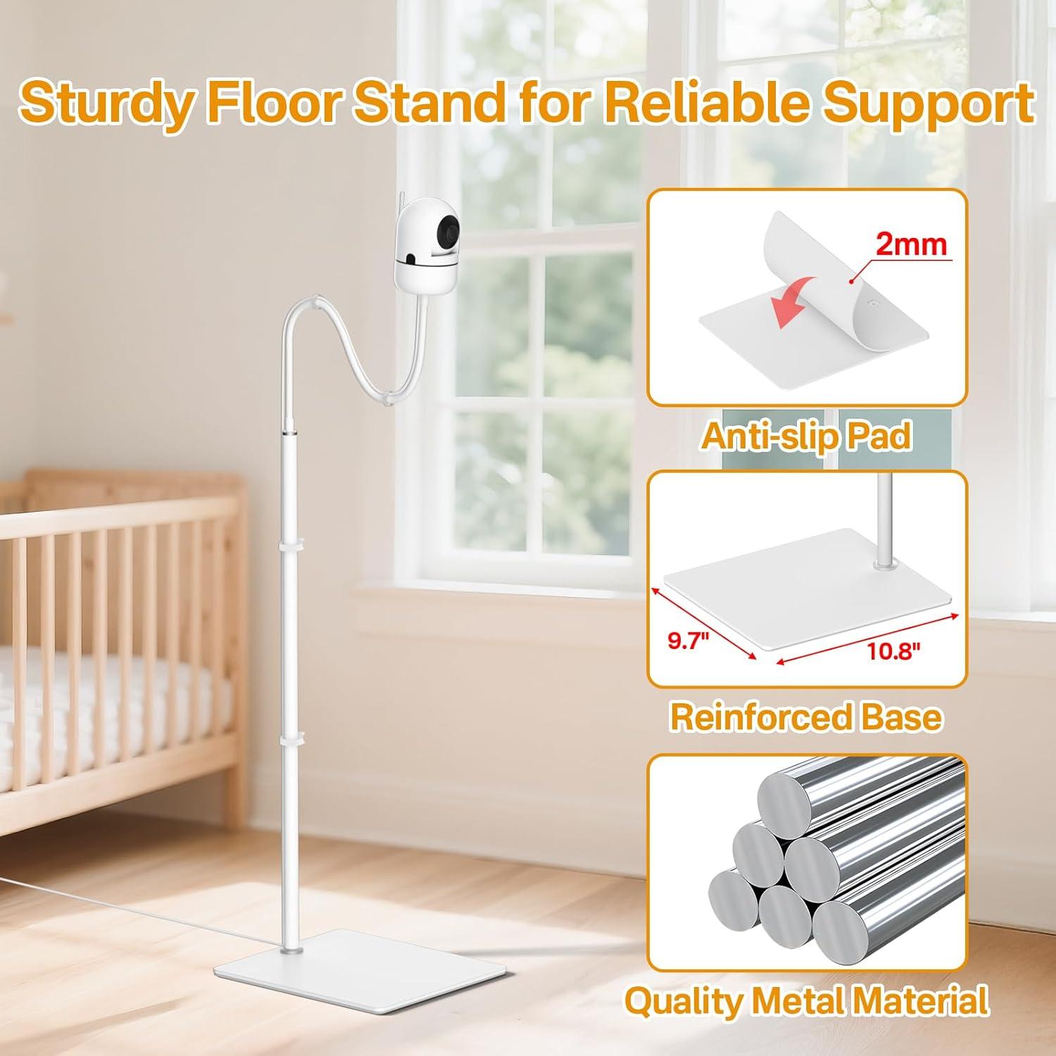 Soporte de Piso Ajustable para Monitor de Bebé Yususipa HB6550