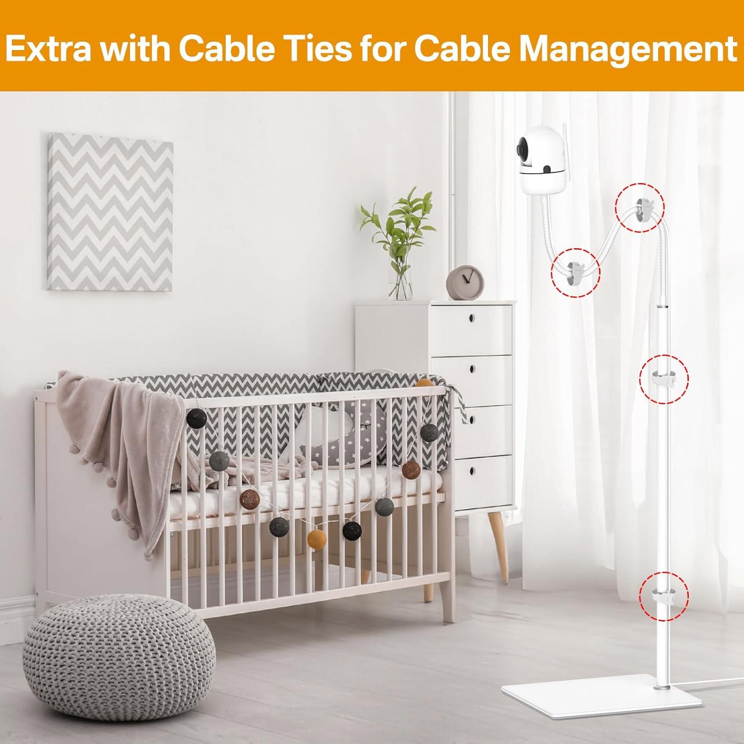 Soporte de Piso Ajustable para Monitor de Bebé Yususipa HB6550