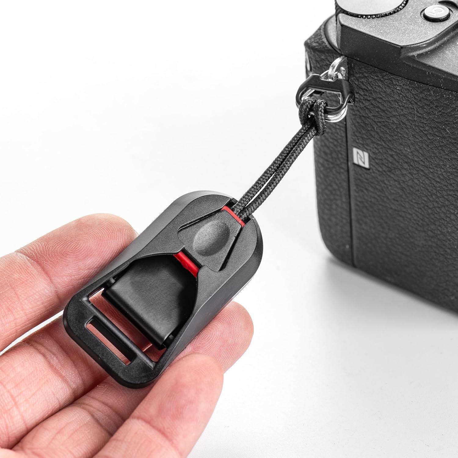 Kit de liberación rápida para cámara 6 piezas - Correa de cuello y muñeca
