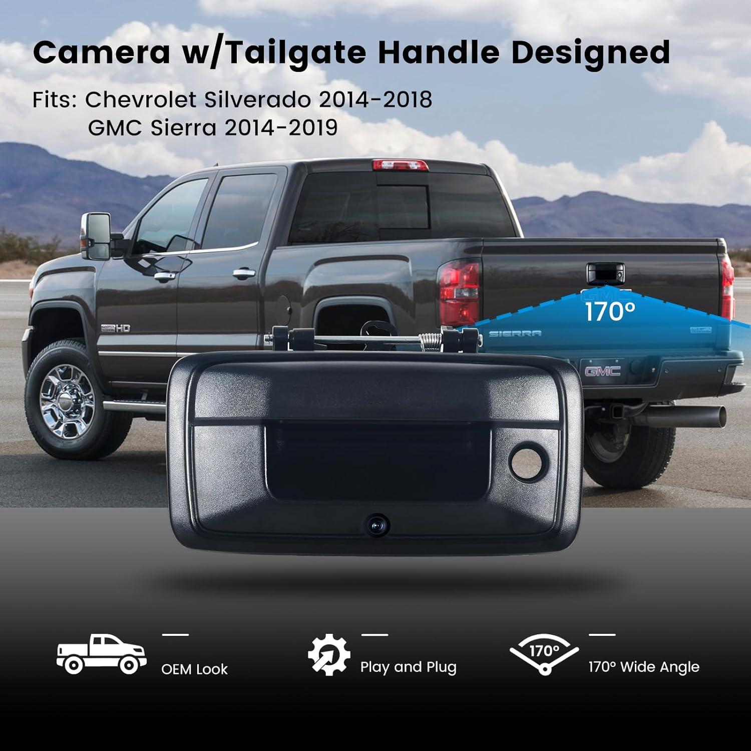 Cámara de Reversa Dasaita 1080P para Chevrolet Silverado 2014-2015